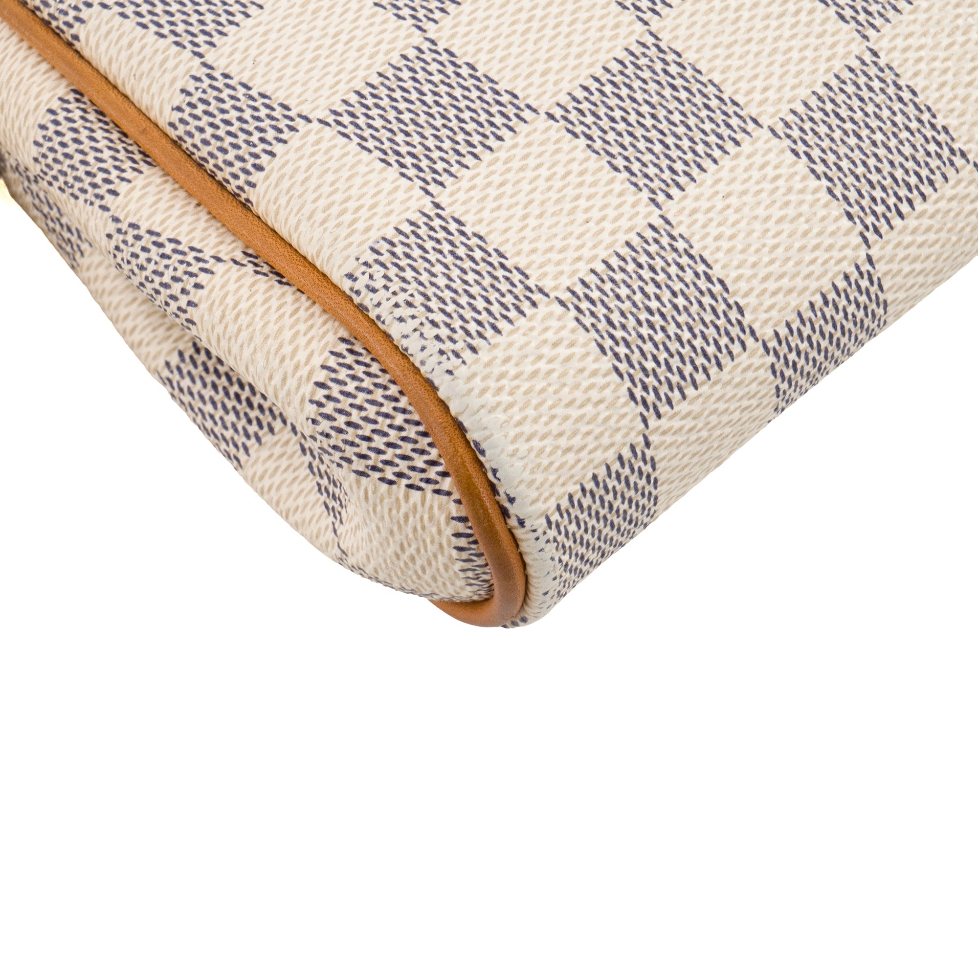 LOUIS VUITTON - Sac à bandoulière Eva Louis Vuitton en toile enduite damier azur