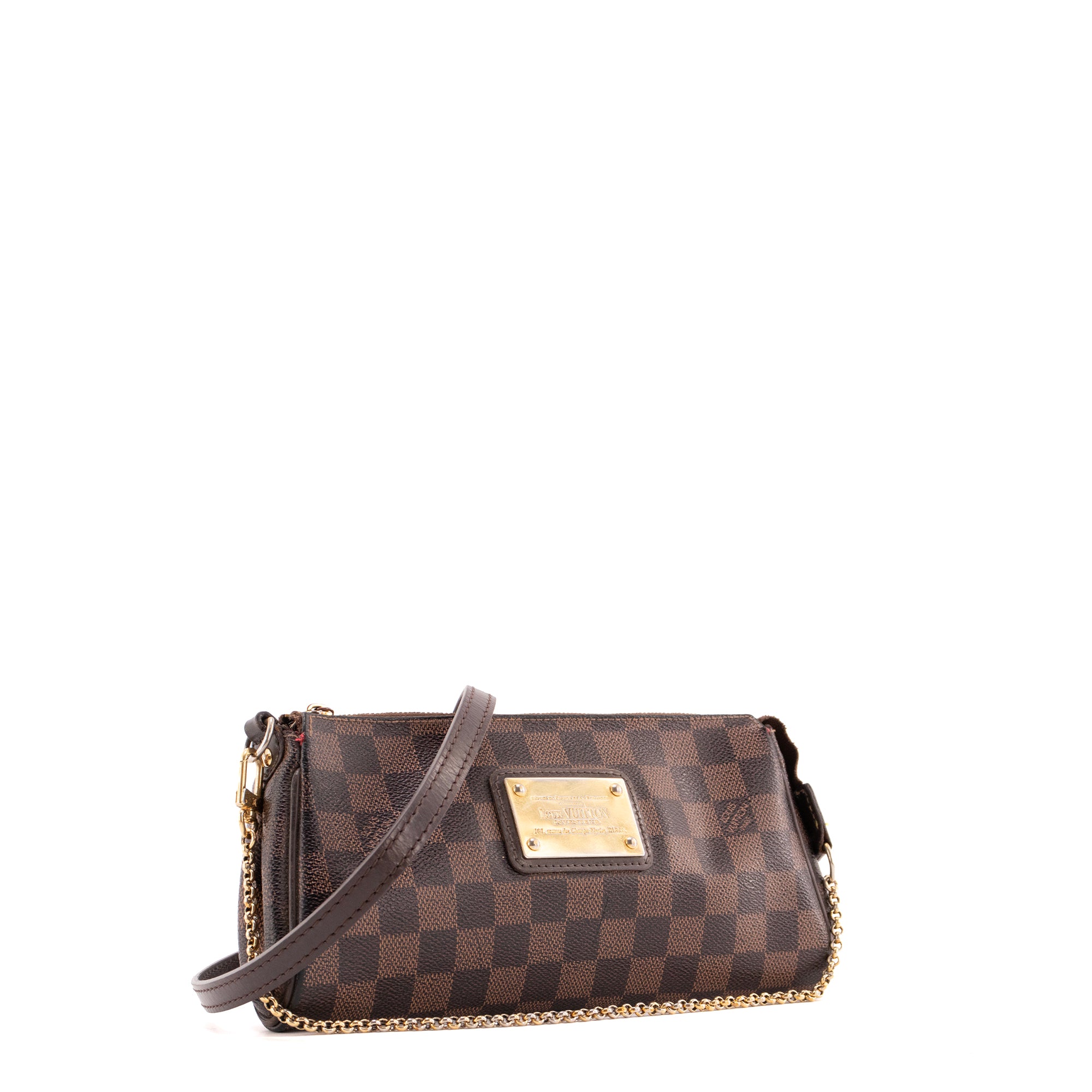 LOUIS VUITTON - Louis Vuitton Eva shoulder bag in monogrammed coated canvas