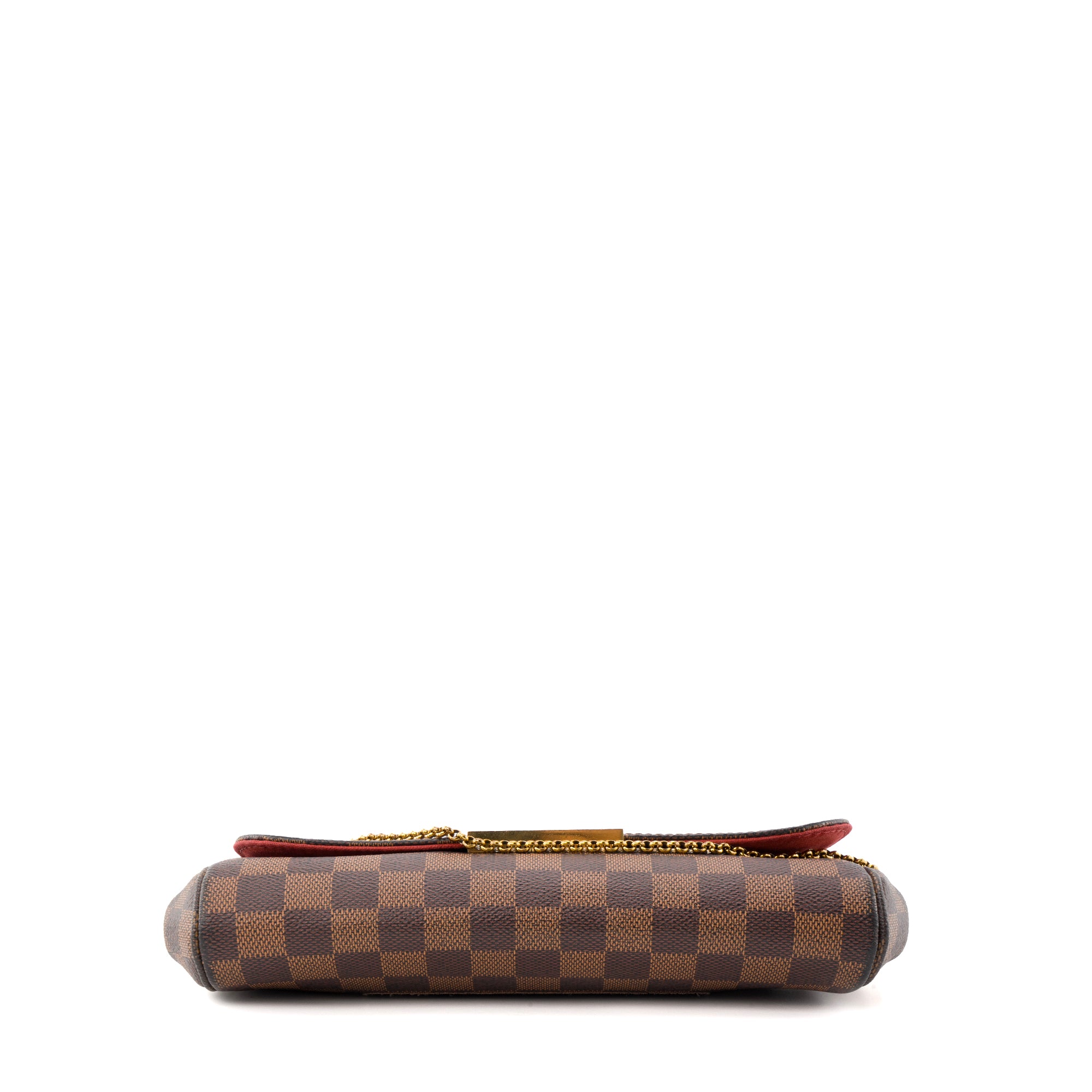 LOUIS VUITTON - Sac à bandoulière Favorite Louis Vuitton en toile enduite damier ébène