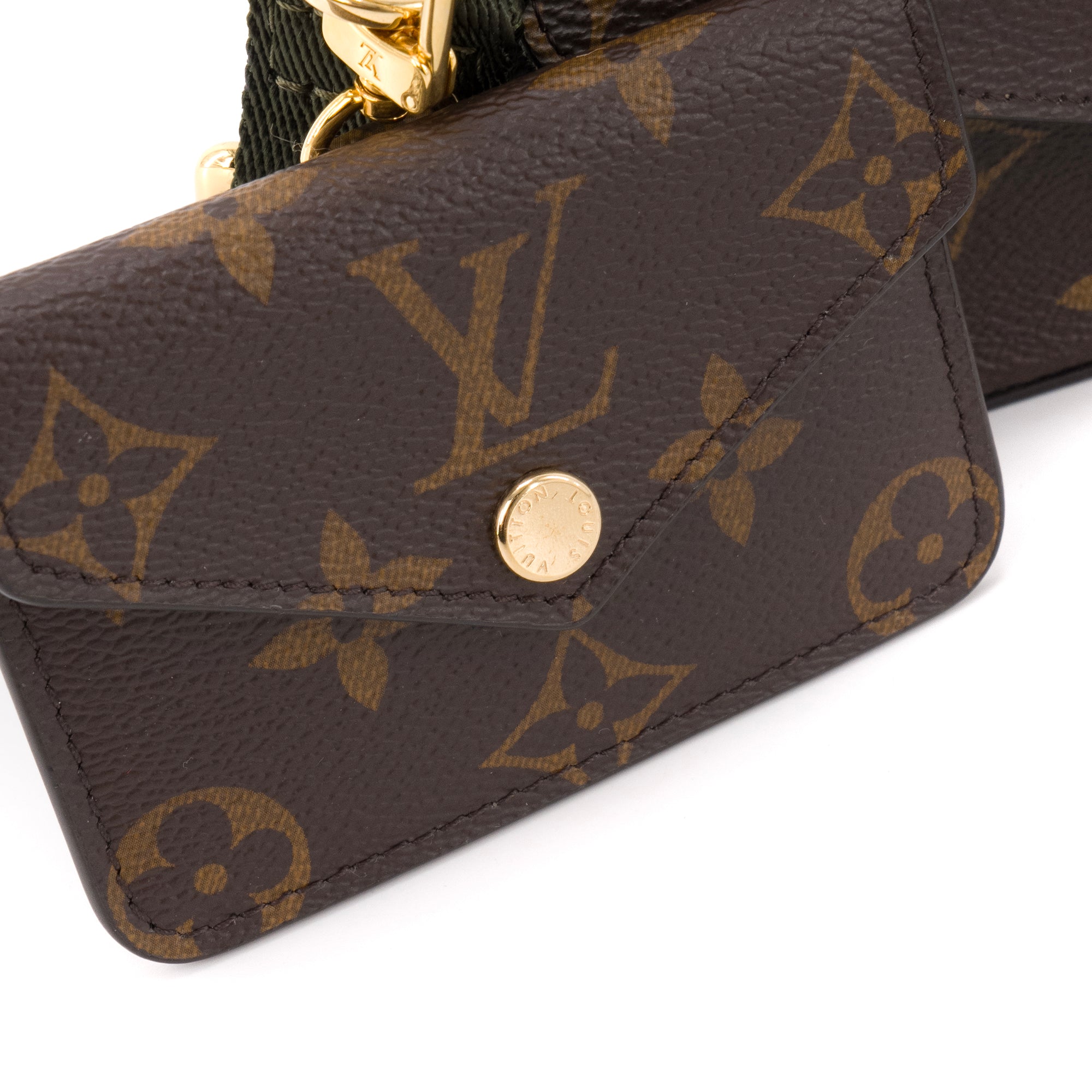 LOUIS VUITTON - Sac à bandoulière Félicie Strap & Go Louis Vuitton en toile enduite monogrammée