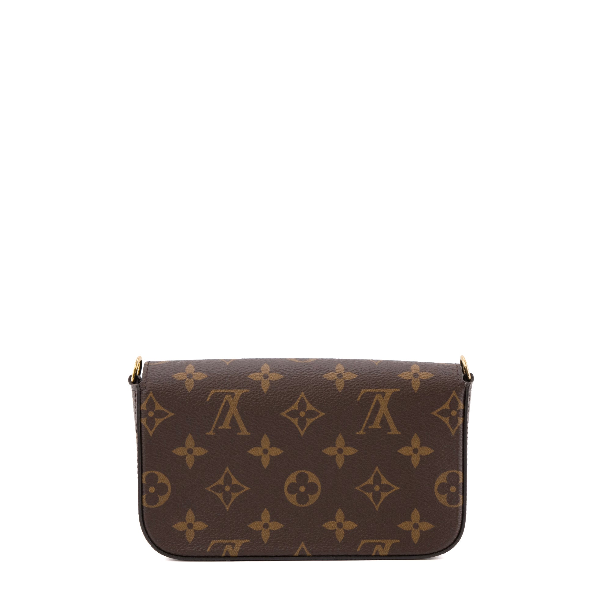 LOUIS VUITTON - Sac à bandoulière Félicie Strap & Go Louis Vuitton en toile enduite monogrammée