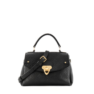 LOUIS VUITTON - Sac à bandoulière Georges Louis Vuitton en cuir empreinte noir