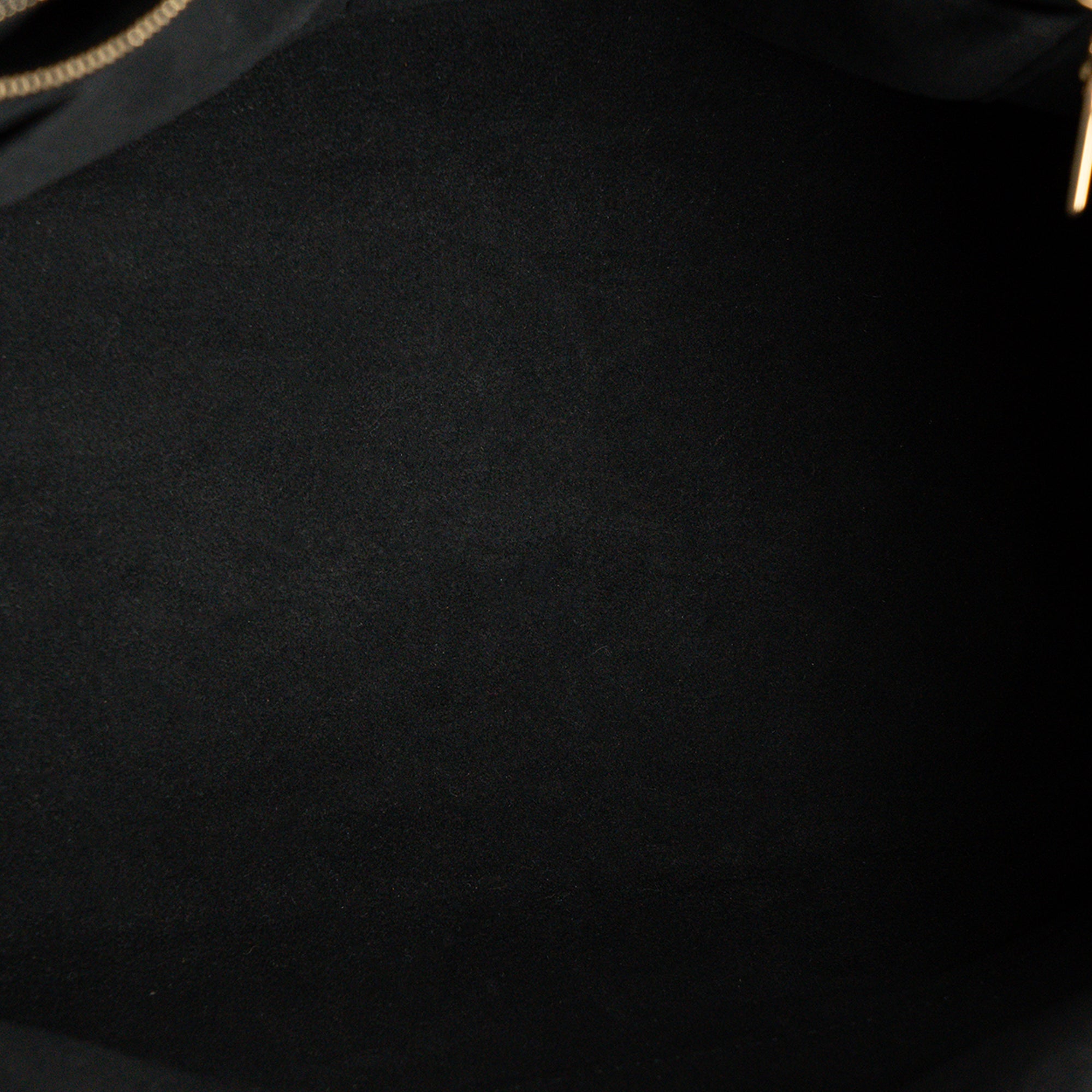 LOUIS VUITTON - Sac à bandoulière Grand Palais Louis Vuitton en cuir empreinte noir et beige