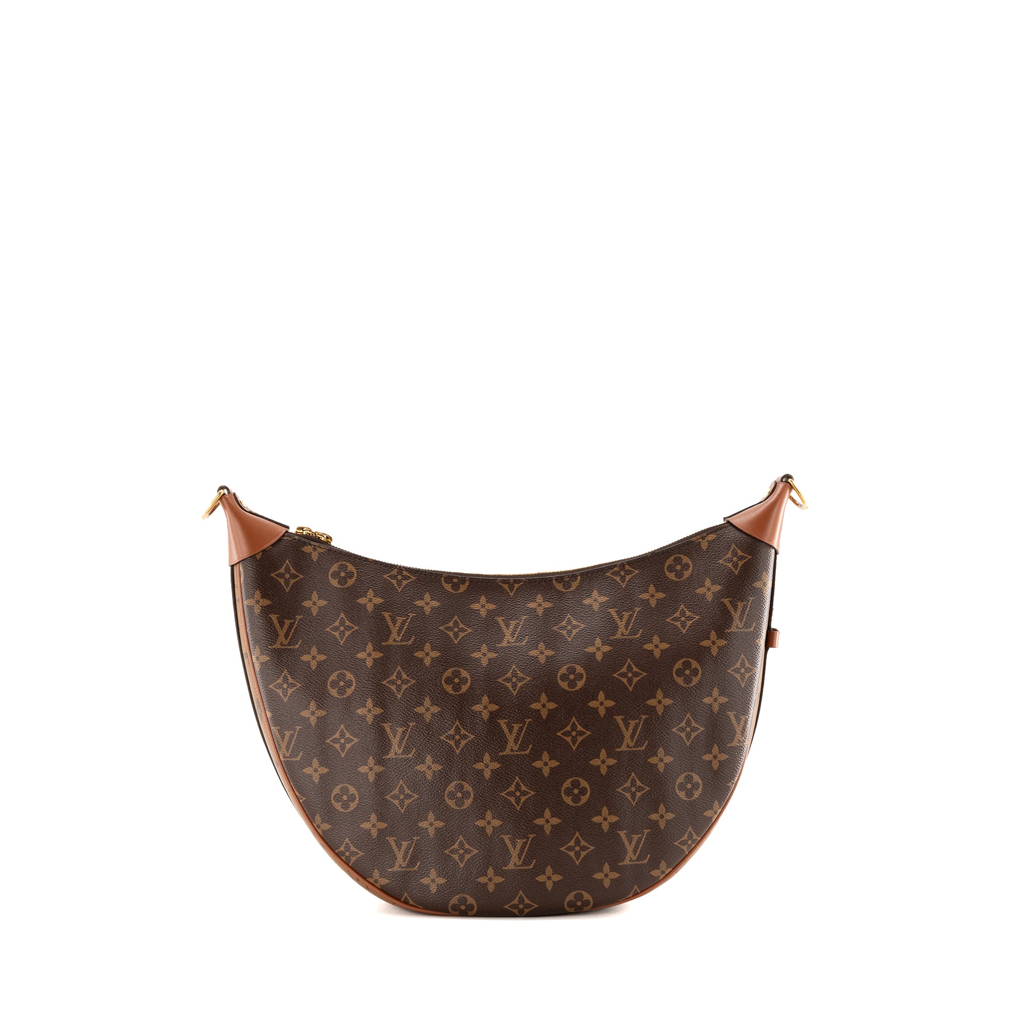 LOUIS VUITTON - Sac à bandoulière Hobo Loop Louis Vuitton en toile enduite monogrammée reverse