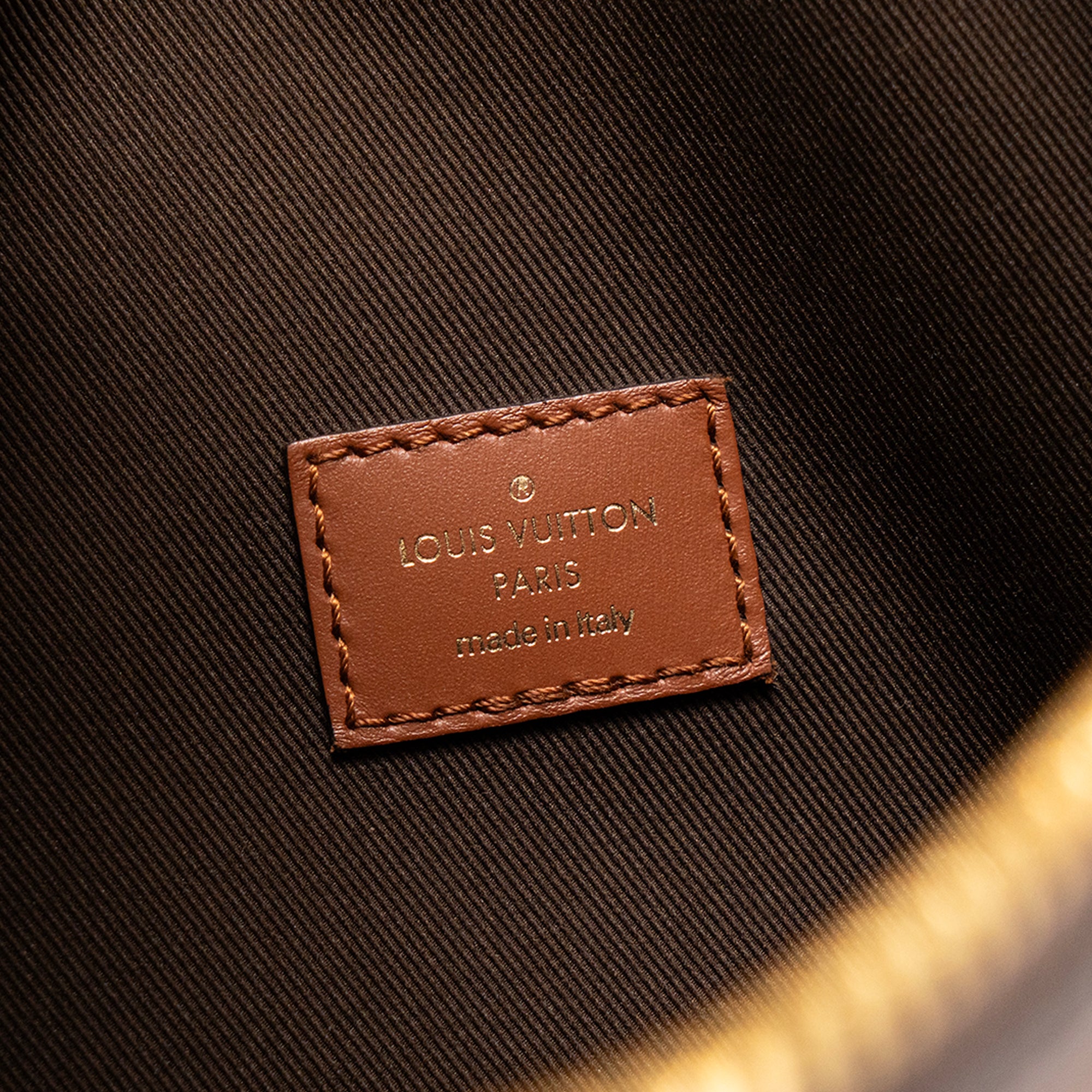 LOUIS VUITTON - Sac à bandoulière Hobo Loop Louis Vuitton en toile enduite monogrammée reverse
