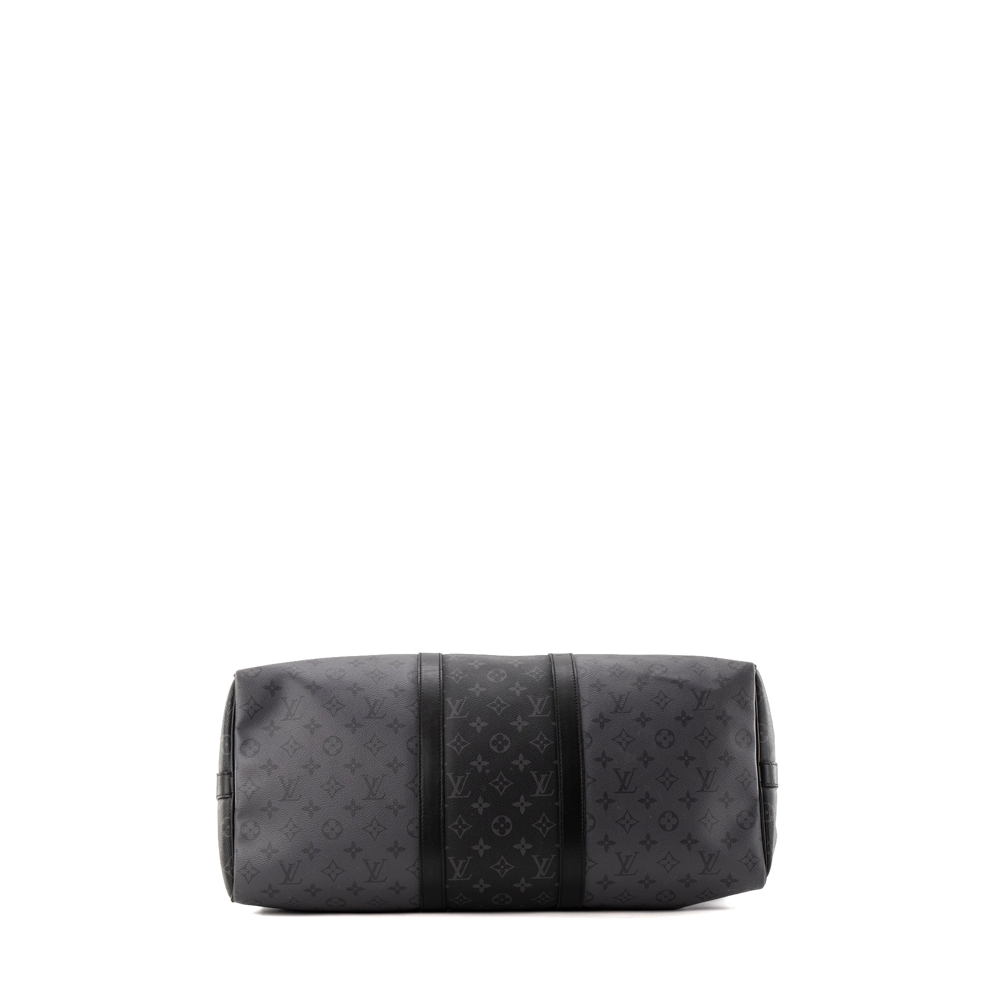 LOUIS VUITTON - Sac à bandoulière Keepall 50 Louis Vuitton en toile enduite monogrammée eclipse