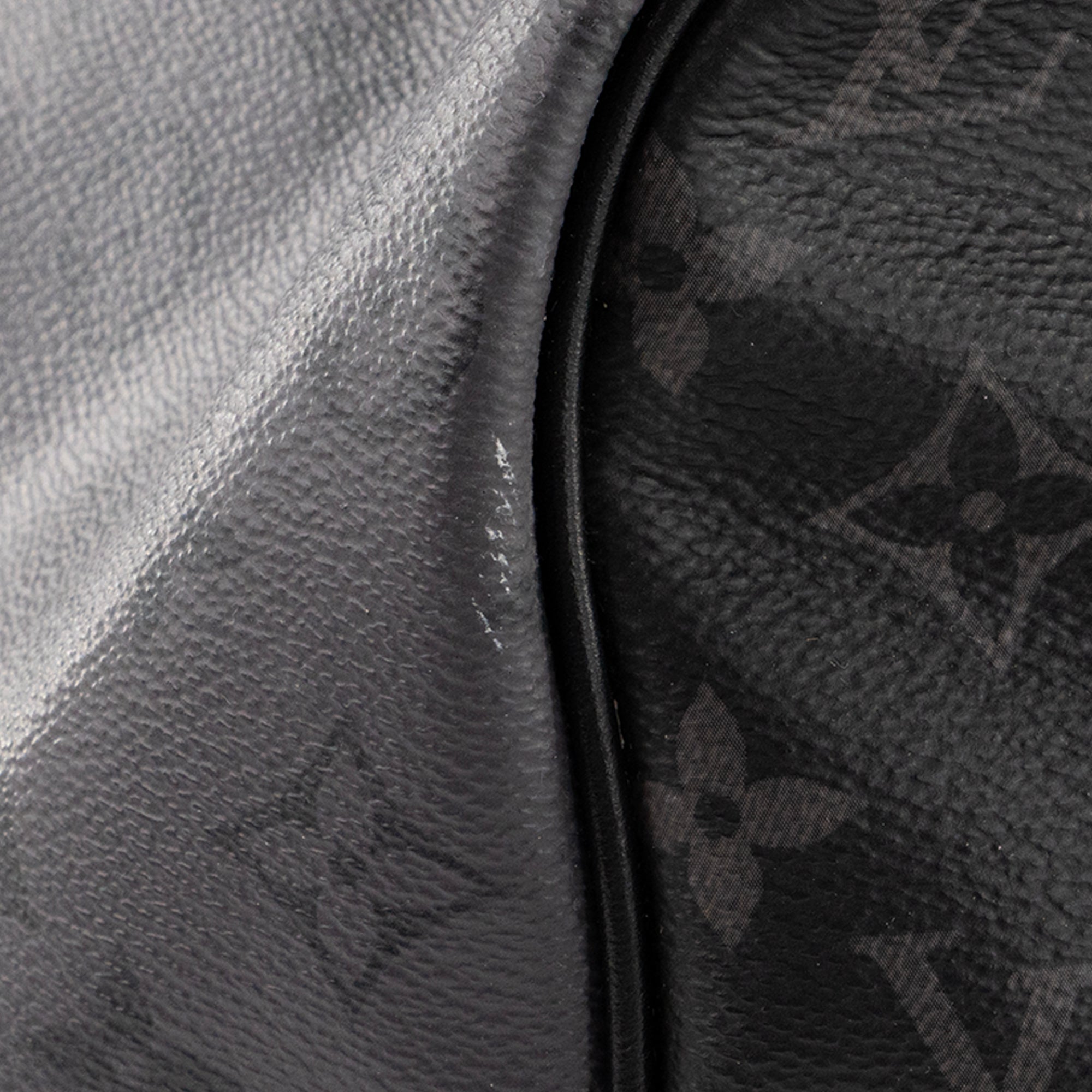 LOUIS VUITTON - Sac à bandoulière Keepall 50 Louis Vuitton en toile enduite monogrammée eclipse
