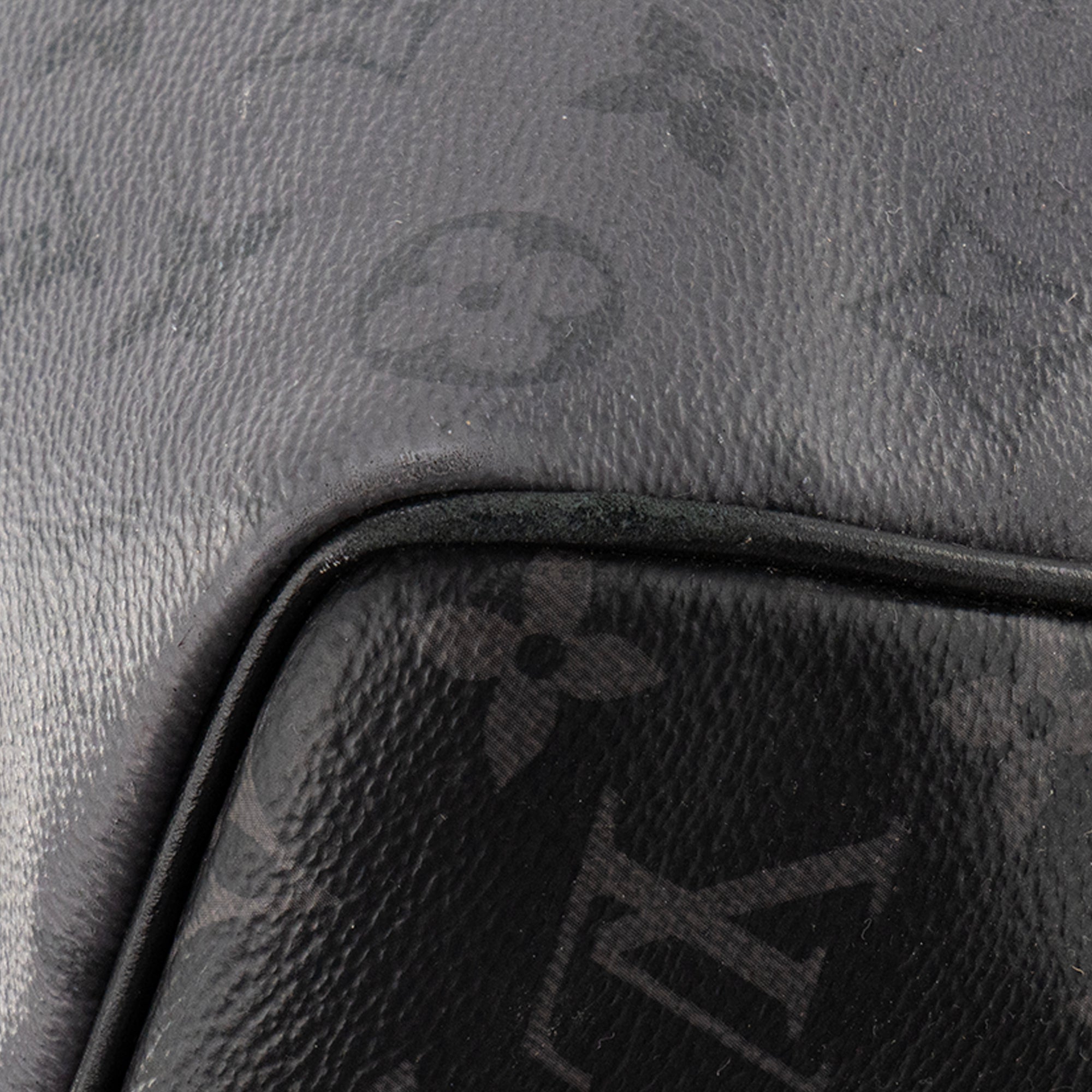 LOUIS VUITTON - Sac à bandoulière Keepall 50 Louis Vuitton en toile enduite monogrammée eclipse