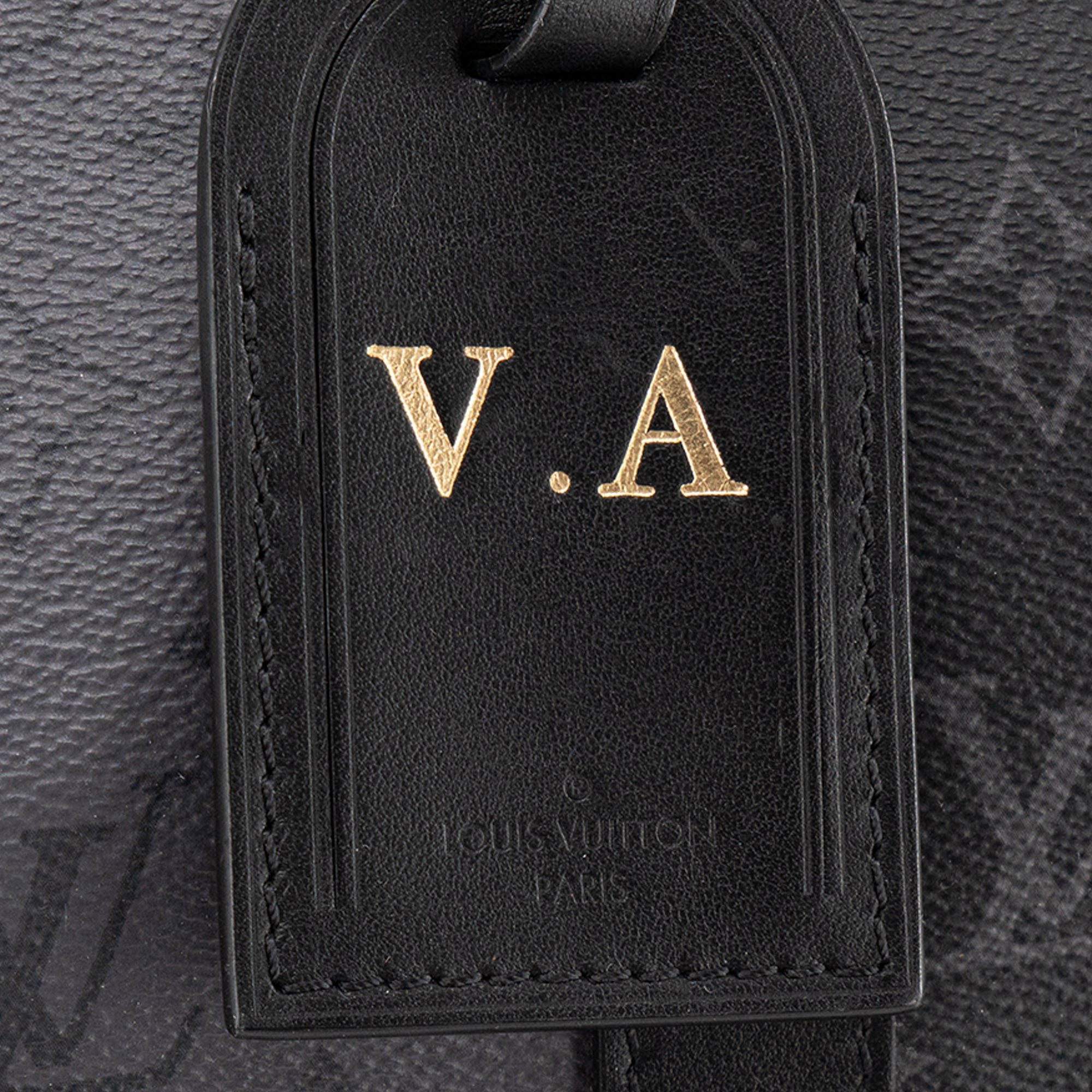 LOUIS VUITTON - Sac à bandoulière Keepall 50 Louis Vuitton en toile enduite monogrammée eclipse