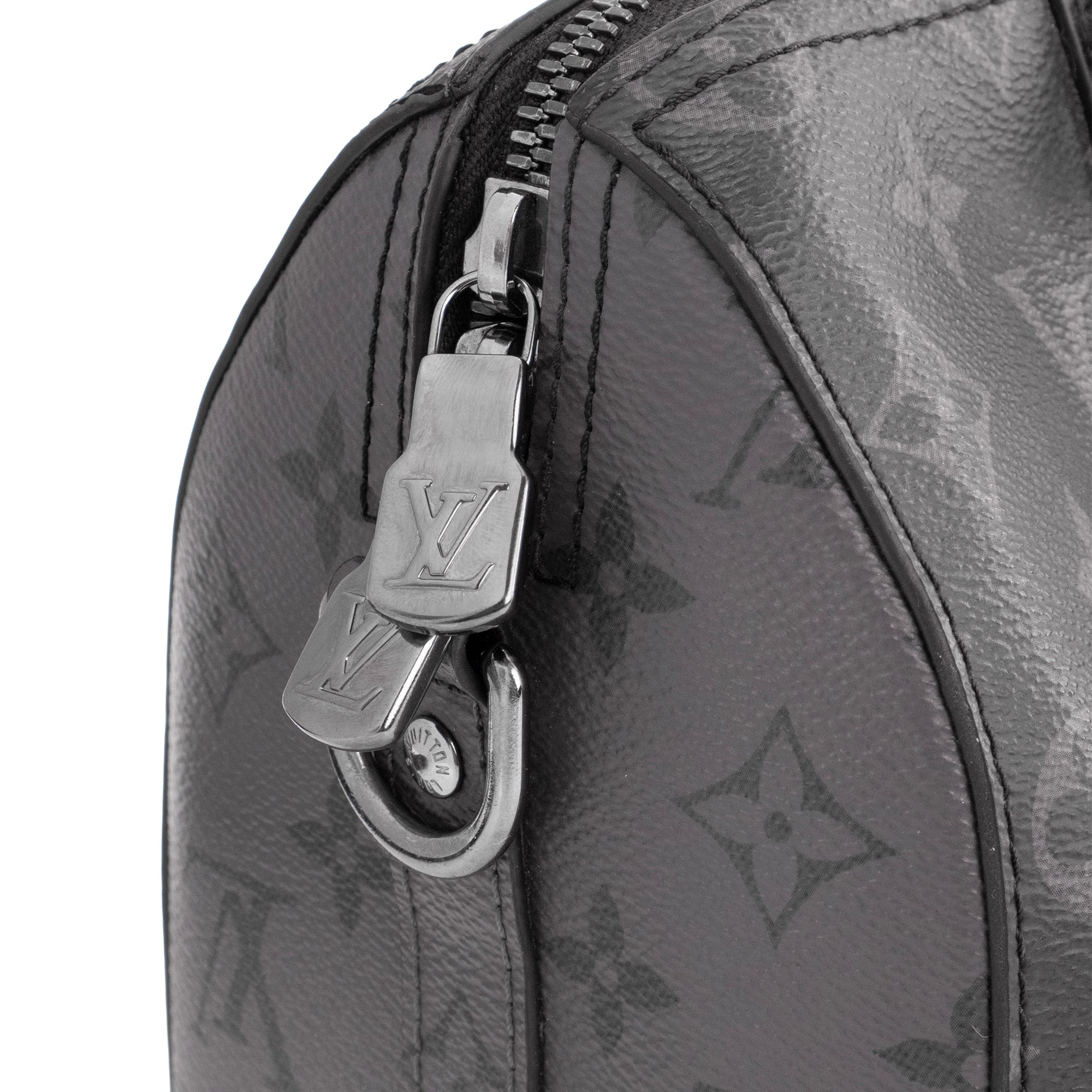 LOUIS VUITTON - Sac à bandoulière Keepall City Louis Vuitton en toile enduite monogrammée éclipse