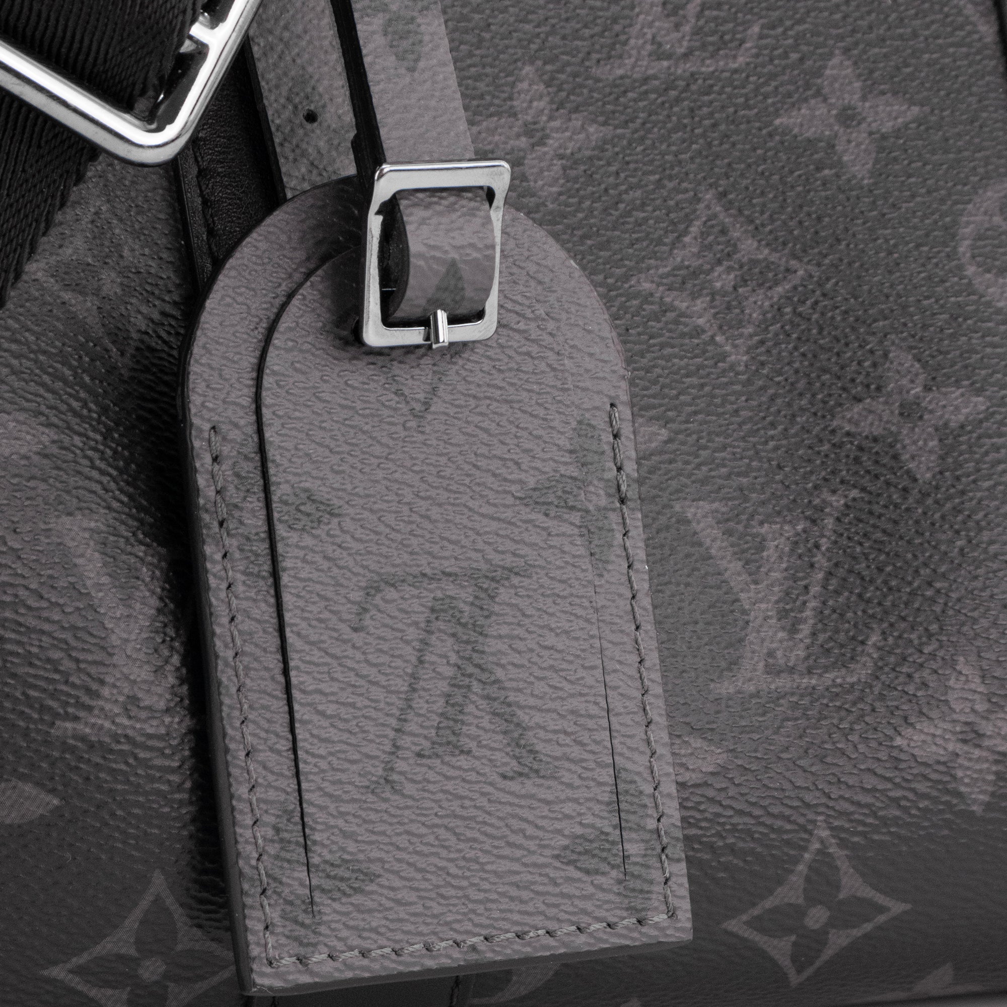 LOUIS VUITTON - Sac à bandoulière Keepall City Louis Vuitton en toile enduite monogrammée éclipse