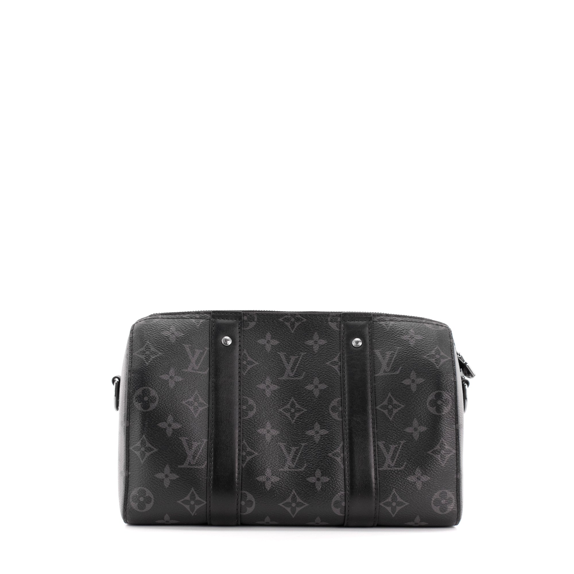 LOUIS VUITTON - Sac à bandoulière Keepall City Louis Vuitton en toile enduite monogrammée éclipse