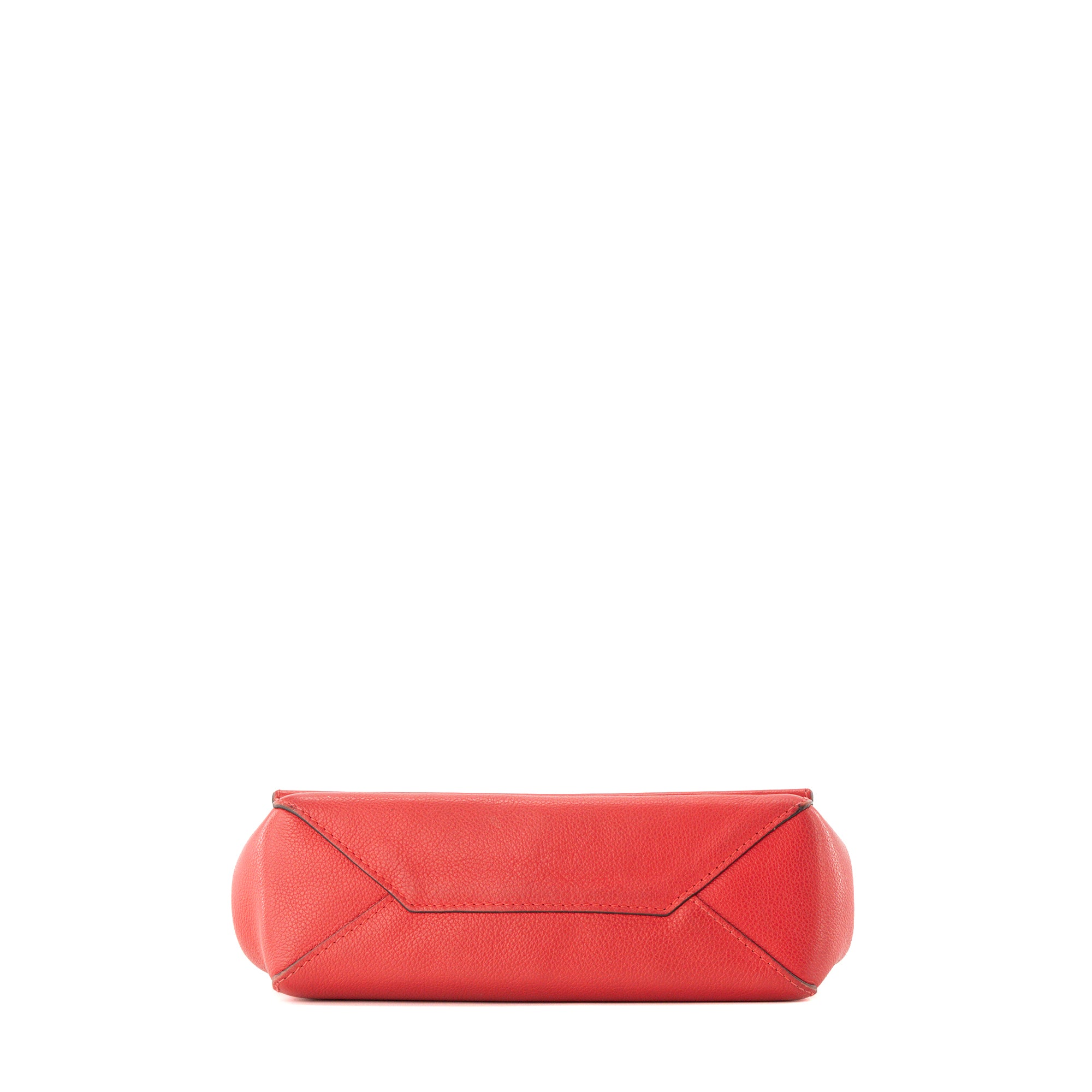 LOUIS VUITTON - Sac à bandoulière Lockme II BB Louis Vuitton en cuir grainé rouge