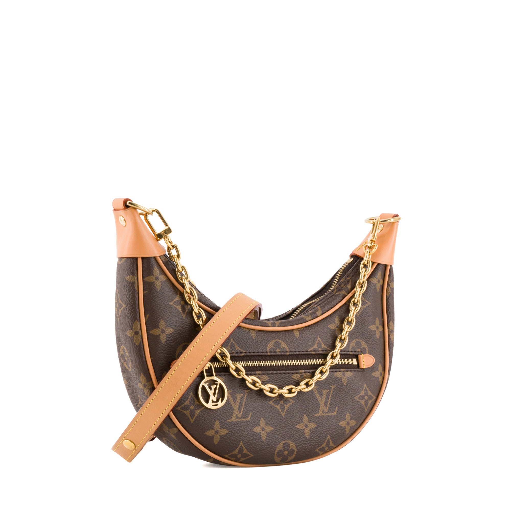 LOUIS VUITTON - Sac à bandoulière Loop Louis Vuitton en toile enduite monogrammée