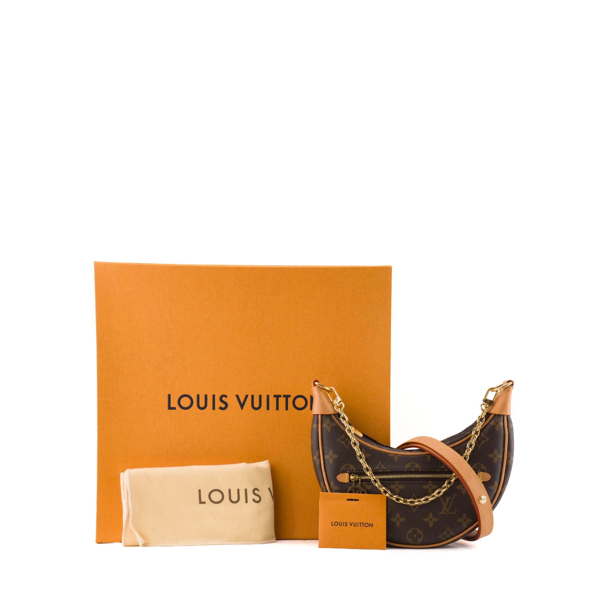 LOUIS VUITTON - Sac à bandoulière Loop Louis Vuitton en toile enduite monogrammée