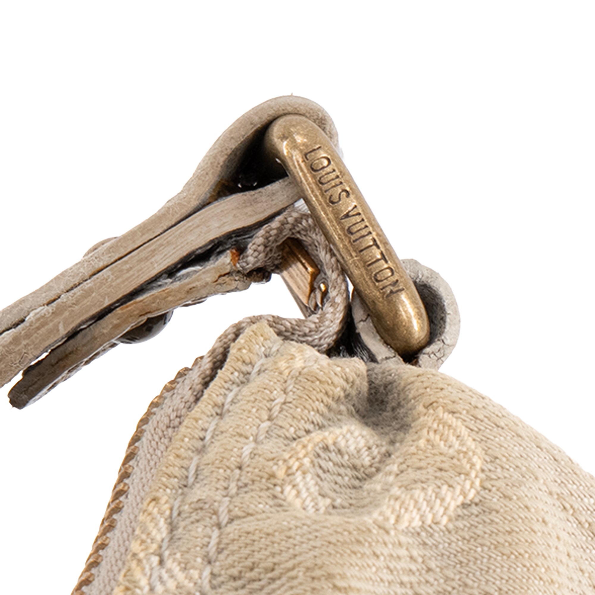 LOUIS VUITTON - Sac à bandoulière Louis Vuitton en denim gris