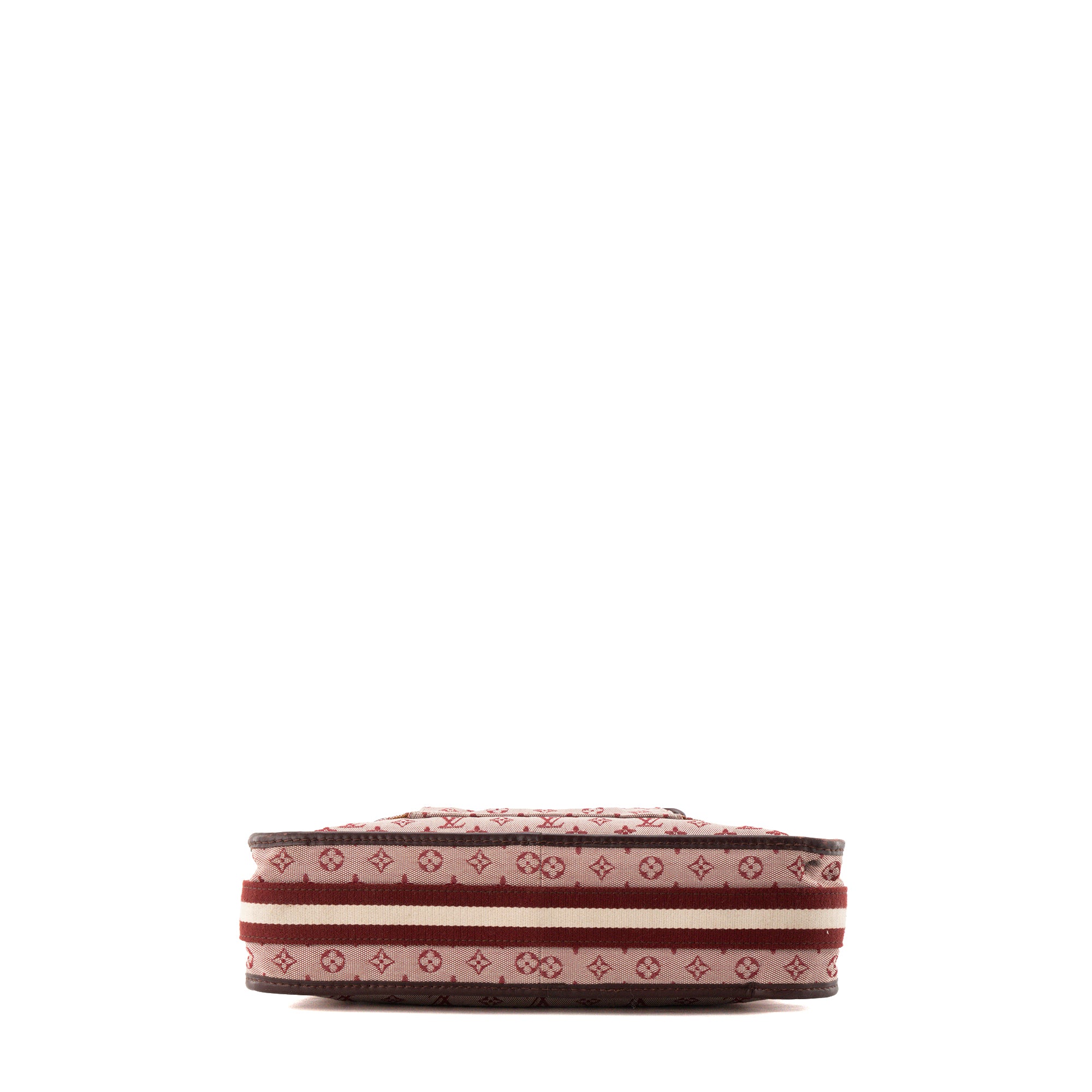 LOUIS VUITTON - Sac à bandoulière Mary Kate Louis Vuitton en toile monogrammée bordeaux