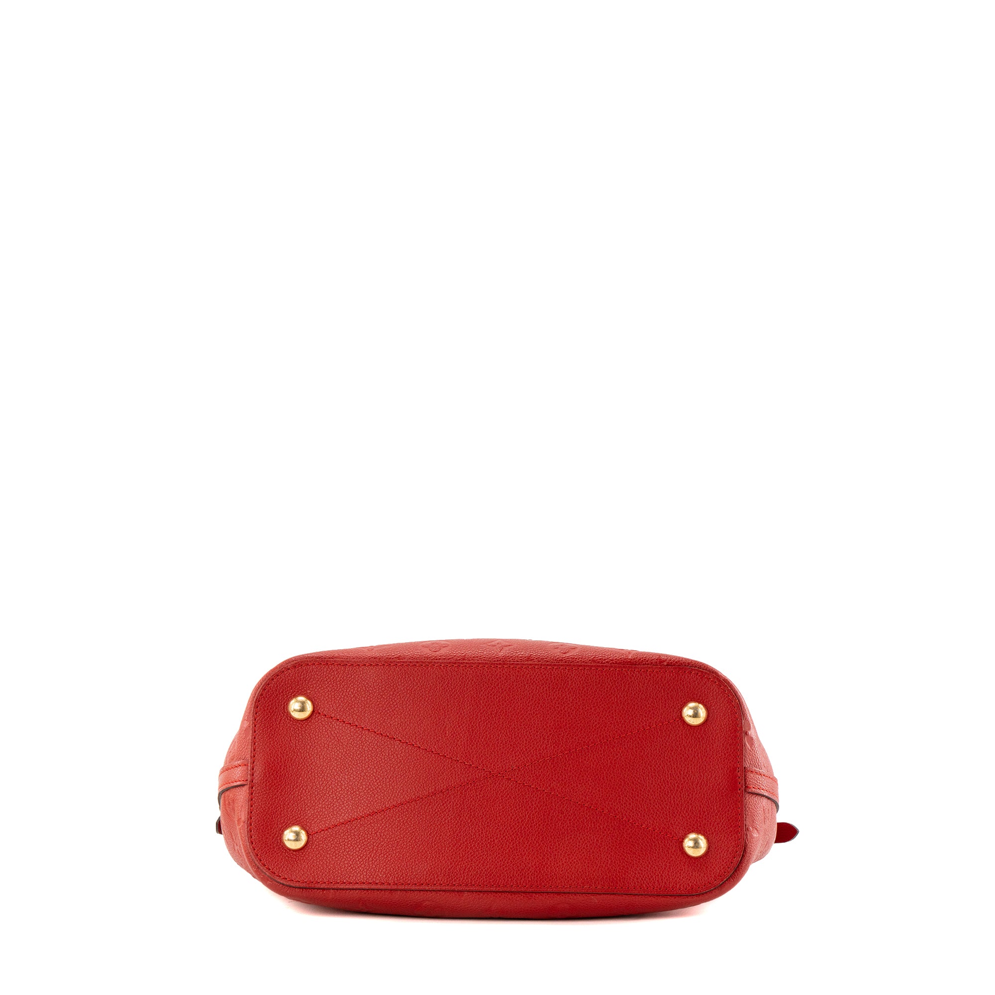 LOUIS VUITTON - Sac à bandoulière Mazarine Louis Vuitton en cuir empreinte rouge