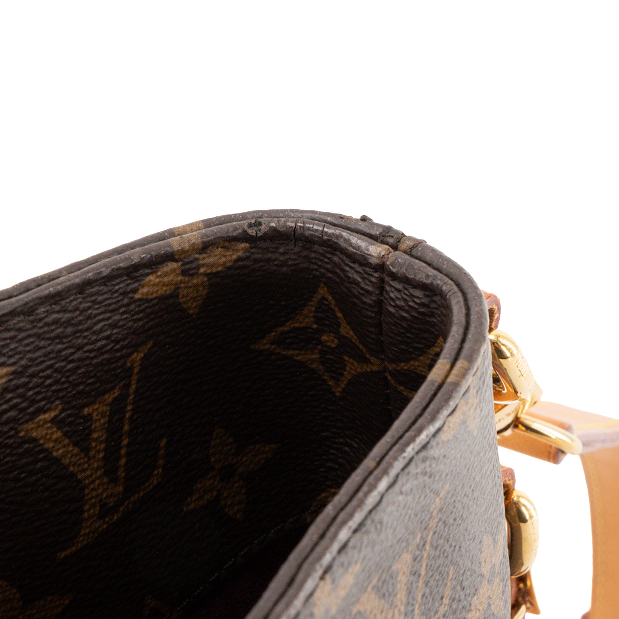 LOUIS VUITTON - Sac à bandoulière Mélie Louis Vuitton en toile enduite monogrammée