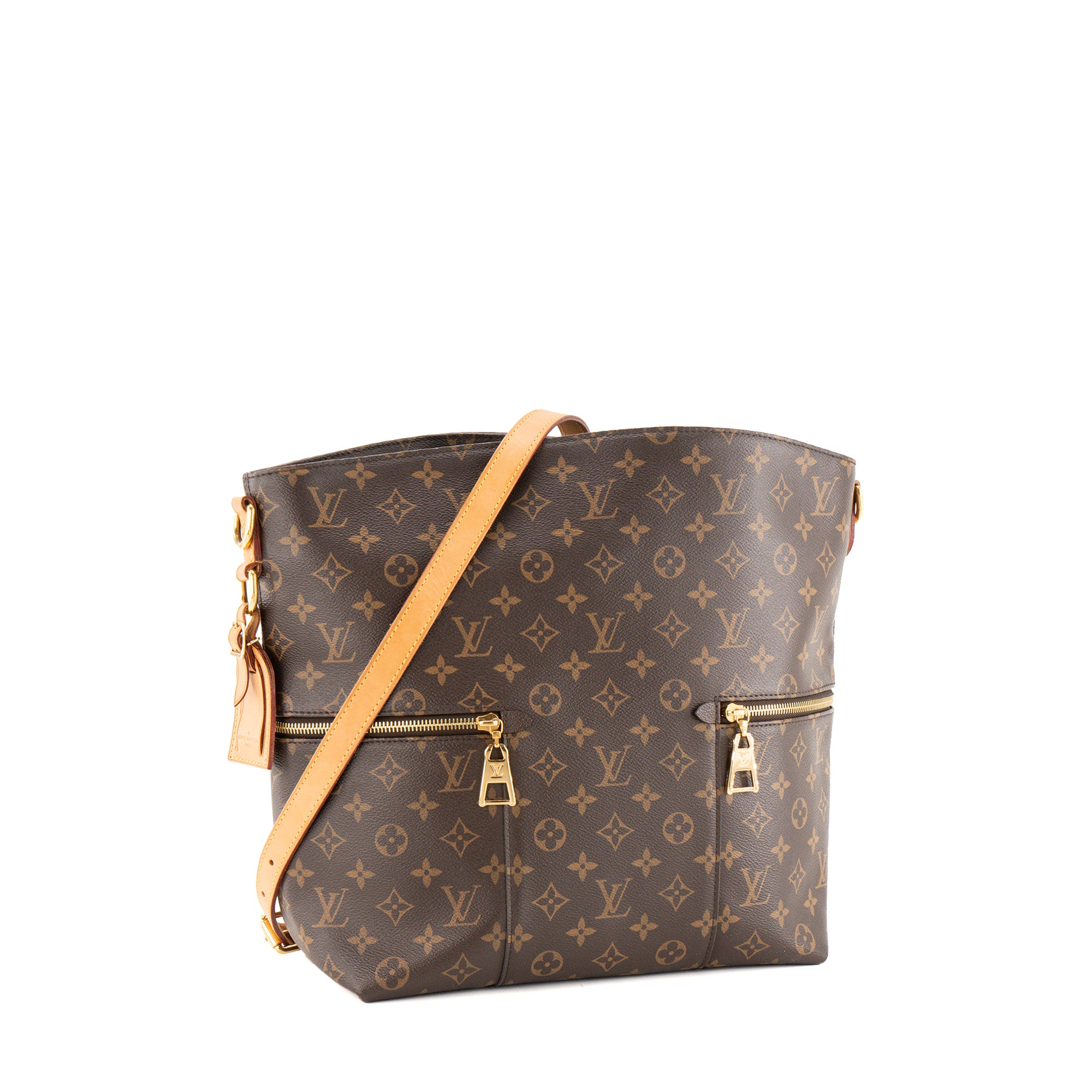 LOUIS VUITTON - Sac à bandoulière Mélie Louis Vuitton en toile enduite monogrammée