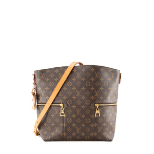 LOUIS VUITTON - Sac à bandoulière Mélie Louis Vuitton en toile enduite monogrammée