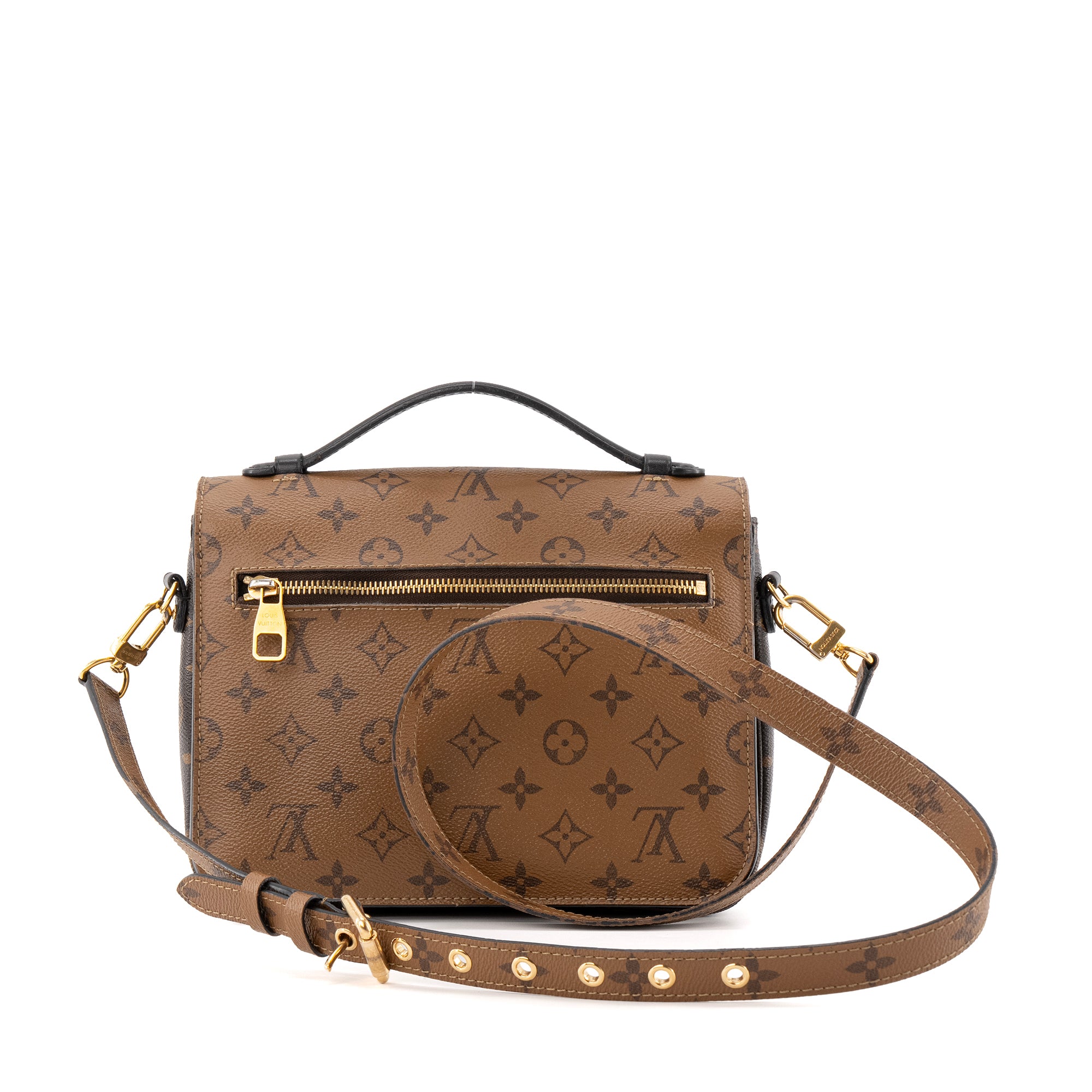 LOUIS VUITTON - Sac à bandoulière Métis Louis Vuitton en toile enduite monogrammée reverse