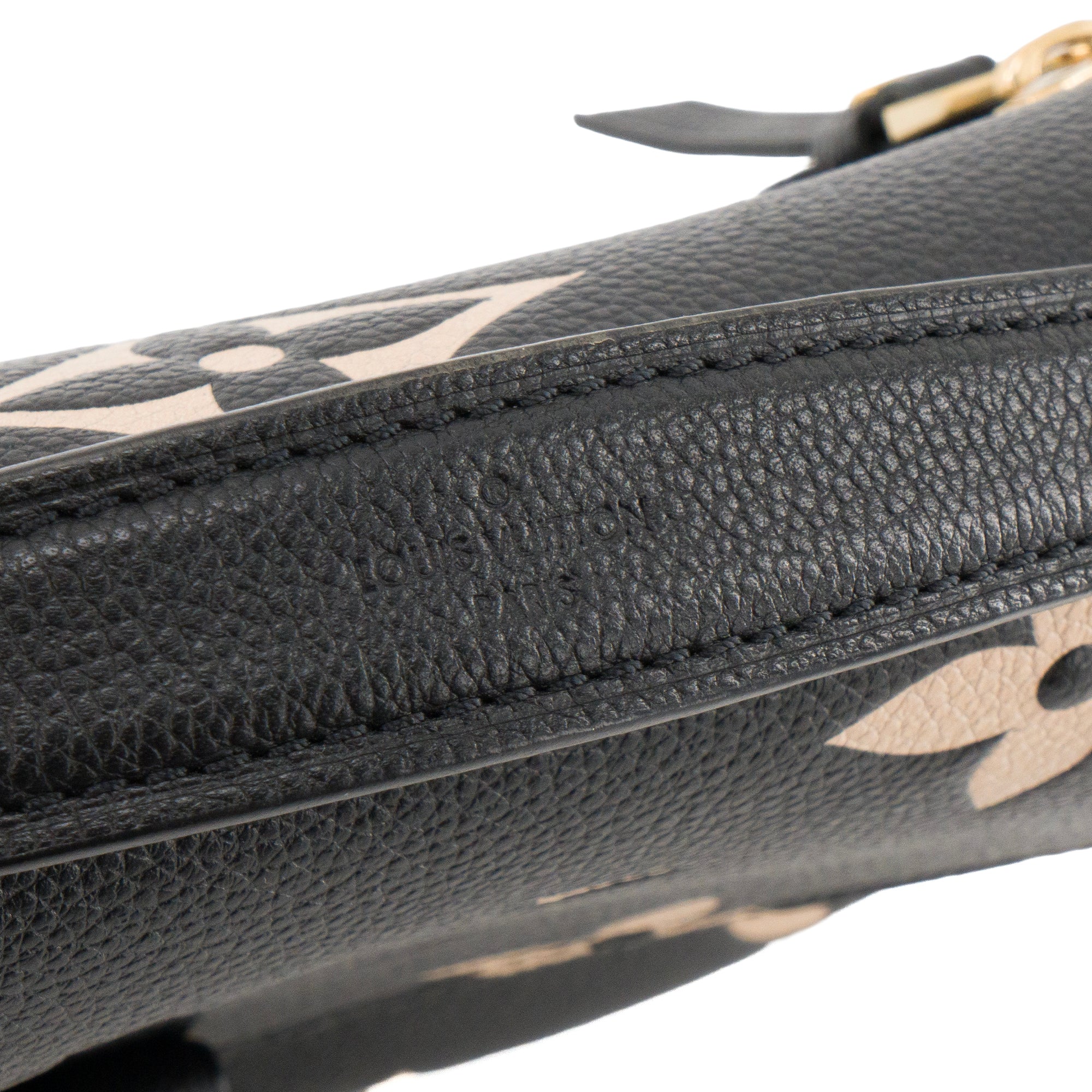 LOUIS VUITTON - Sac à bandoulière Métis Louis Vuitton en cuir bicolore noir et beige