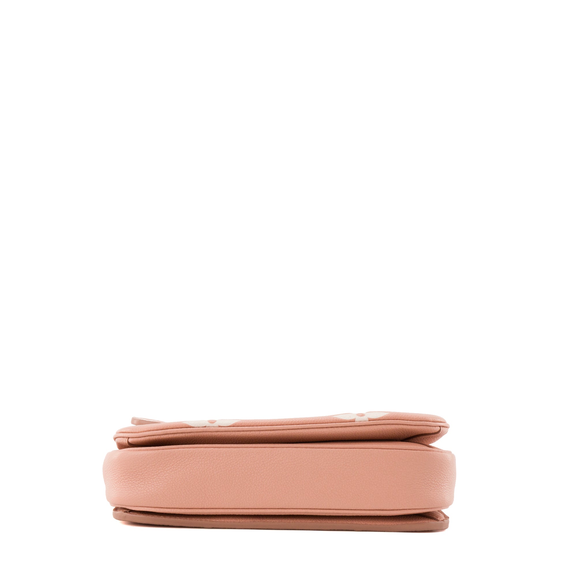 LOUIS VUITTON - Sac à bandoulière Métis Louis Vuitton en cuir embossé monogrammé rose