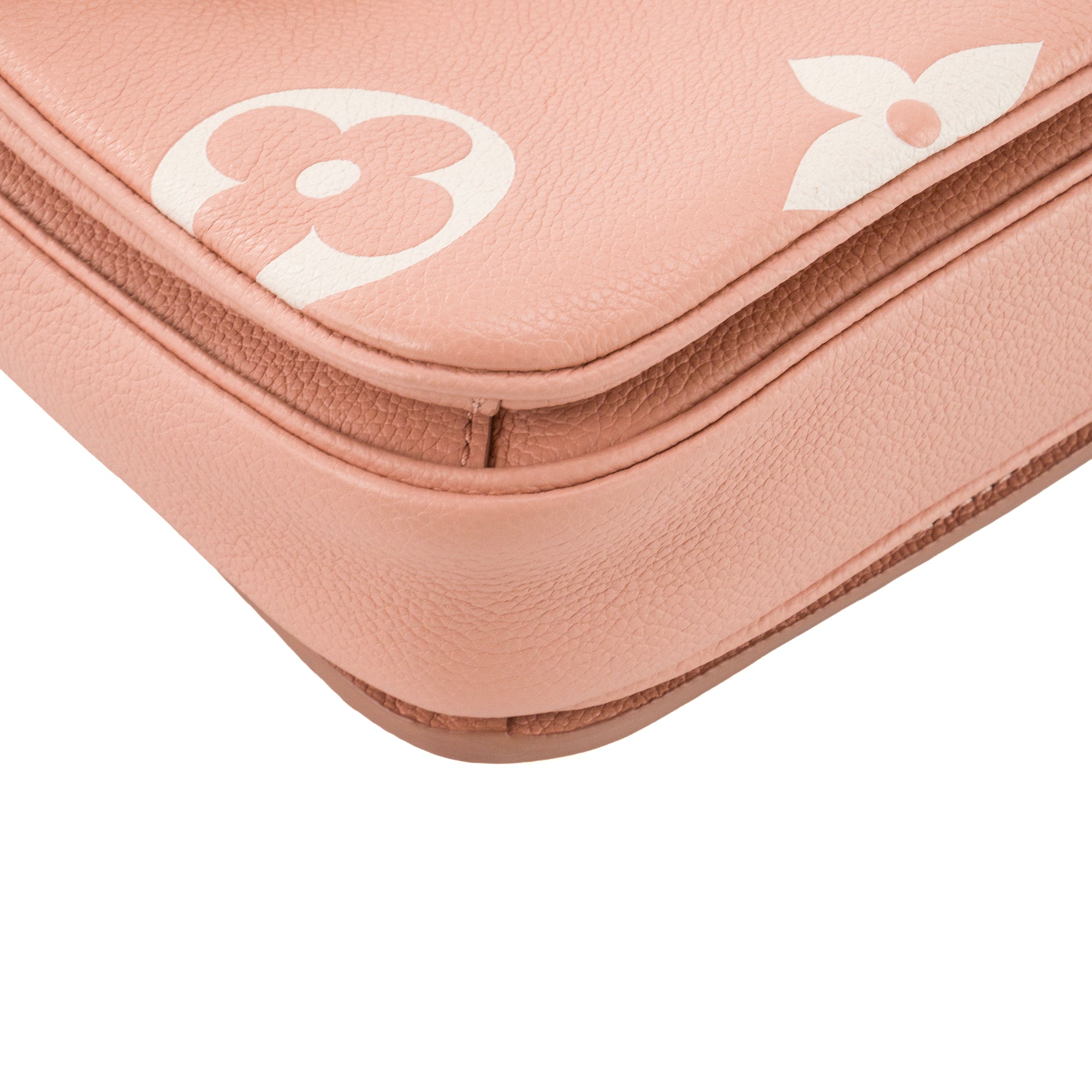 LOUIS VUITTON - Sac à bandoulière Métis Louis Vuitton en cuir embossé monogrammé rose