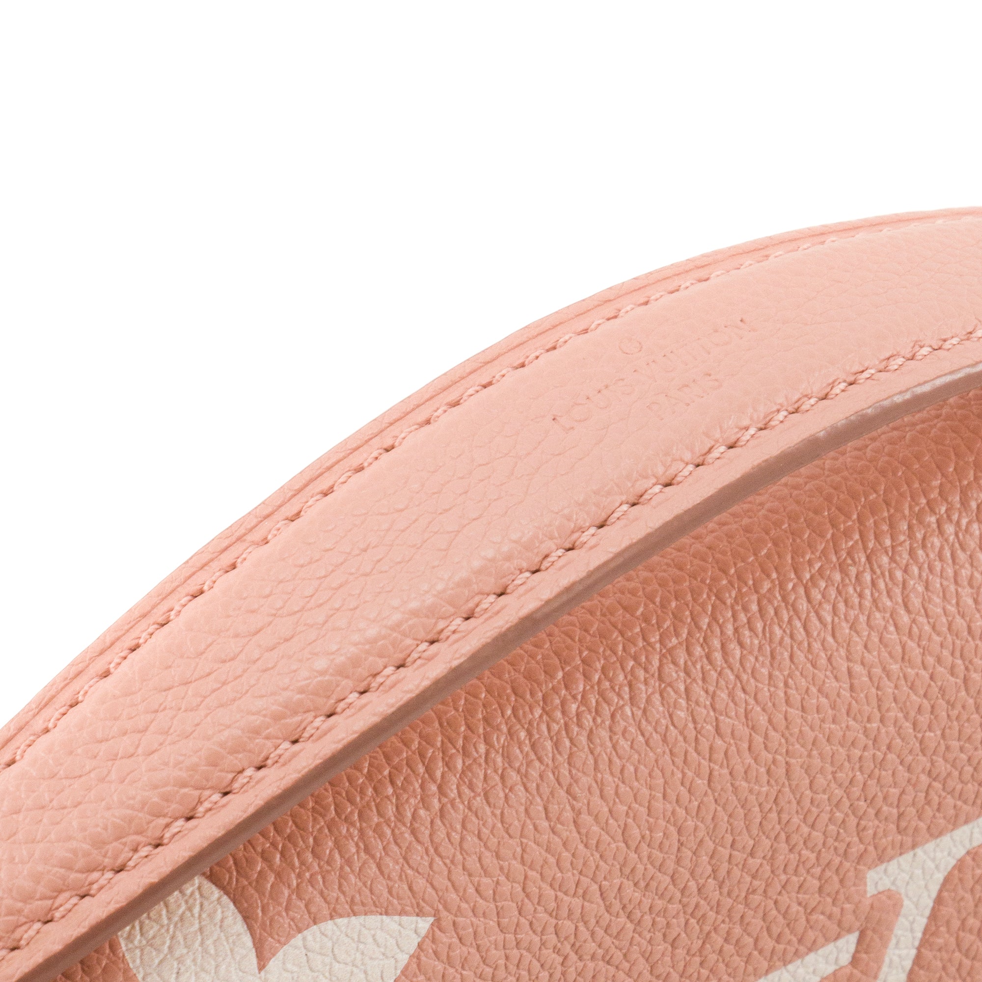 LOUIS VUITTON - Sac à bandoulière Métis Louis Vuitton en cuir embossé monogrammé rose