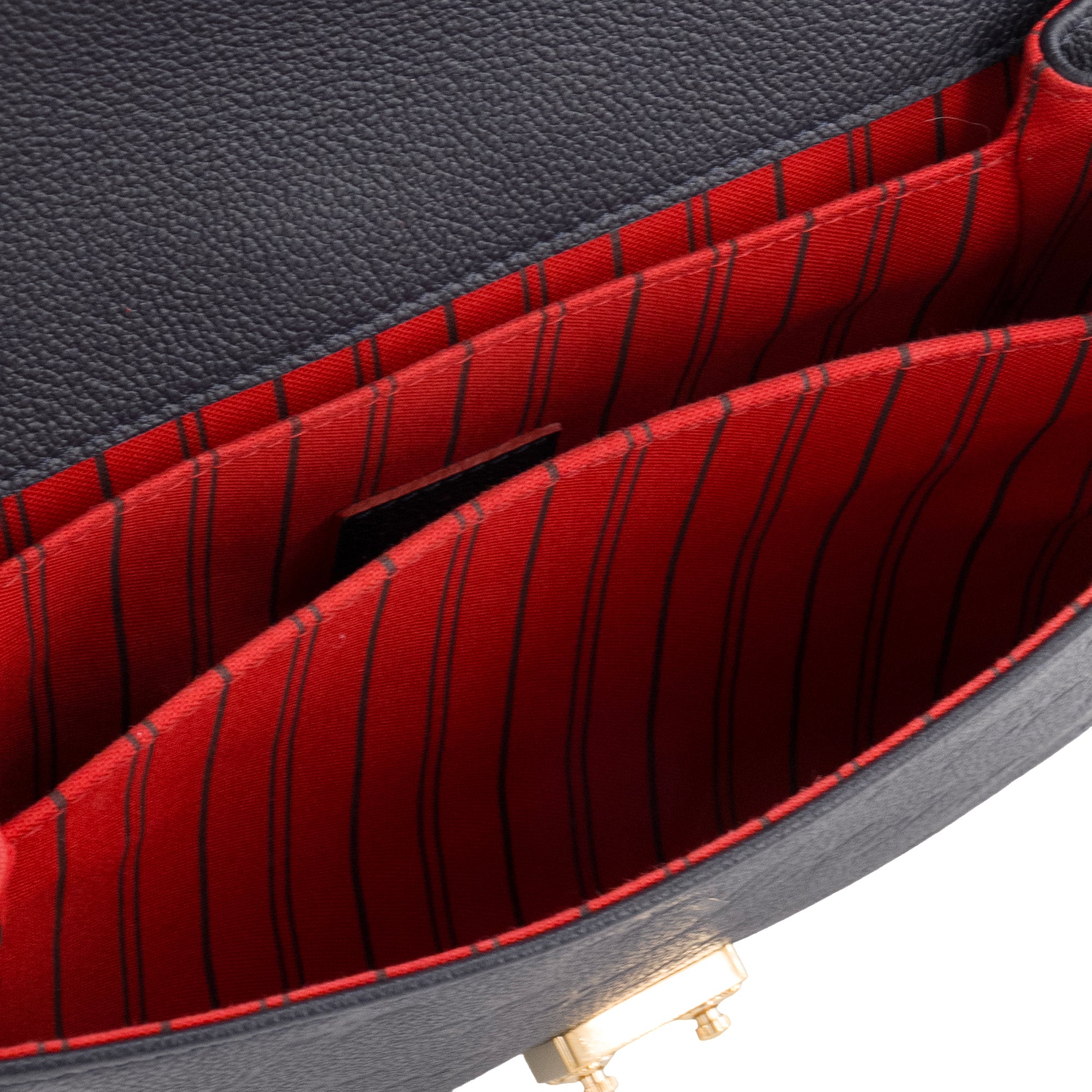 LOUIS VUITTON - Sac à bandoulière Métis Louis Vuitton en cuir empreinte bleu marine