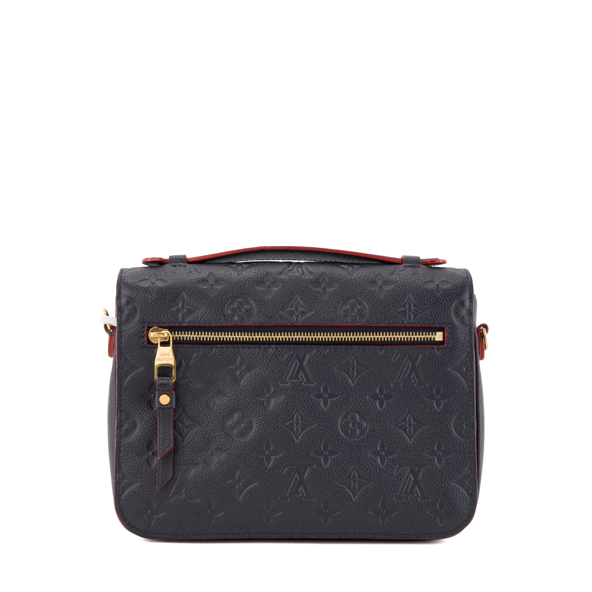 LOUIS VUITTON - Sac à bandoulière Métis Louis Vuitton en cuir empreinte bleu marine