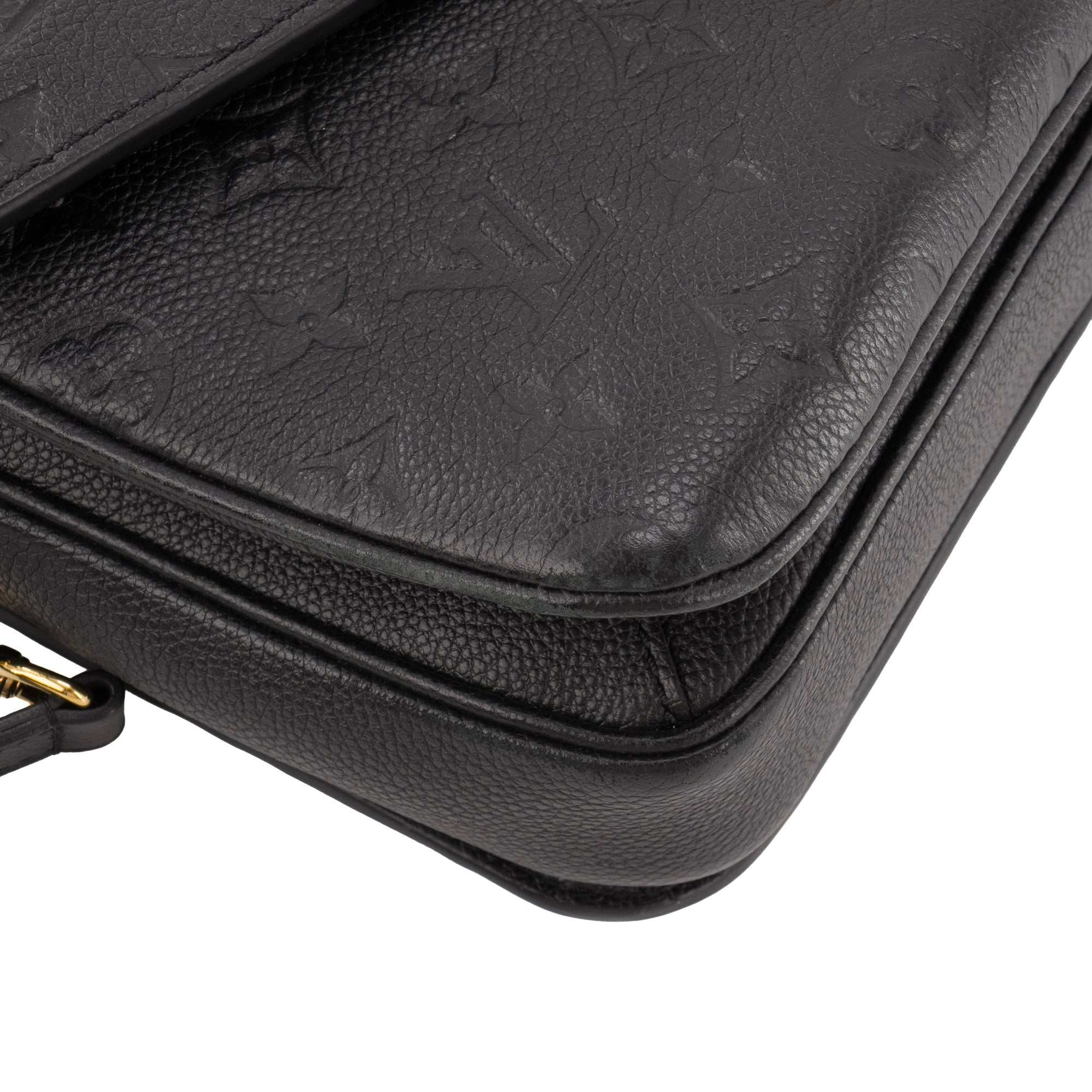 LOUIS VUITTON - Sac à bandoulière Métis Louis Vuitton en cuir empreinte noir