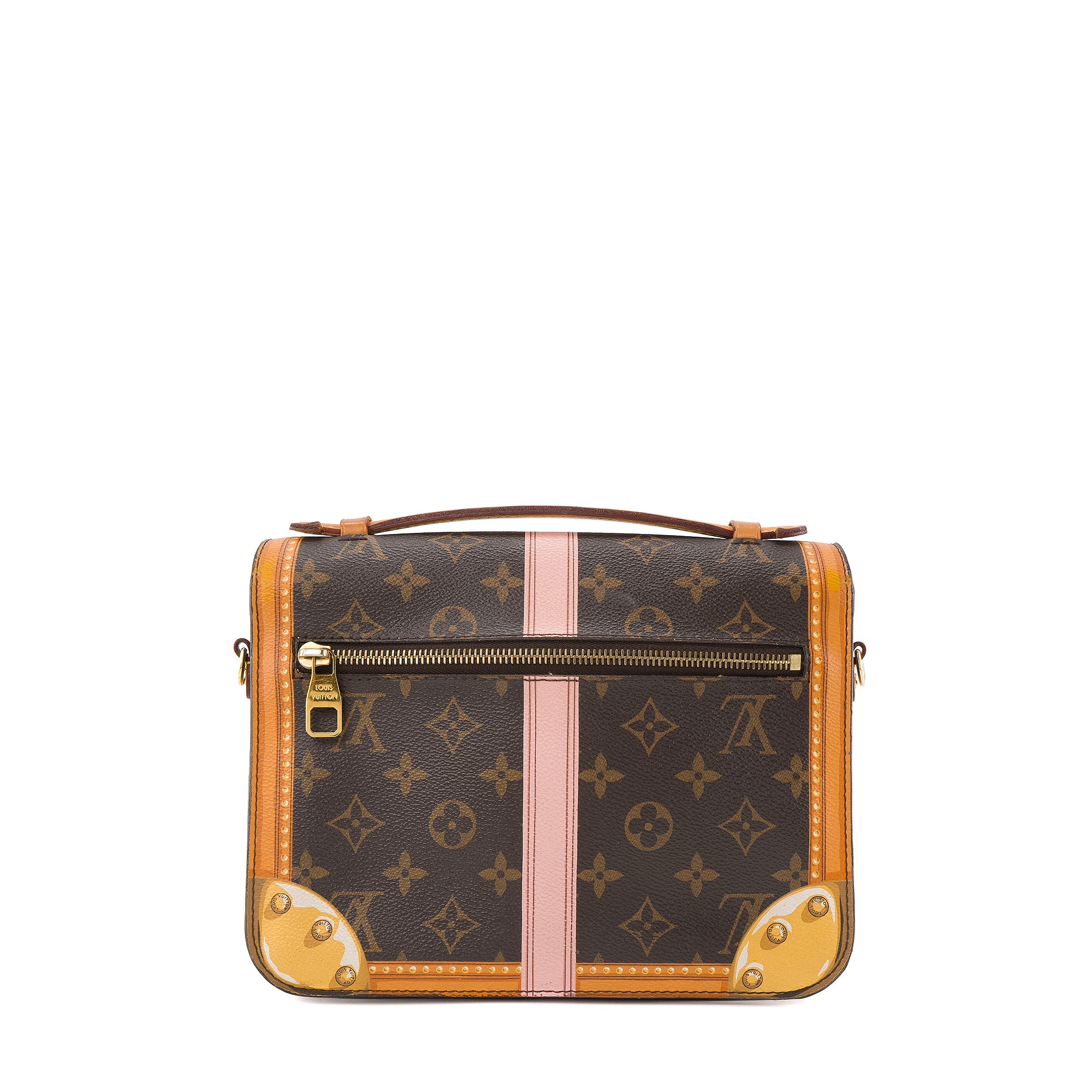 LOUIS VUITTON - Sac à bandoulière Métis Louis Vuitton en toile enduite monogrammée édition limitée Trunk