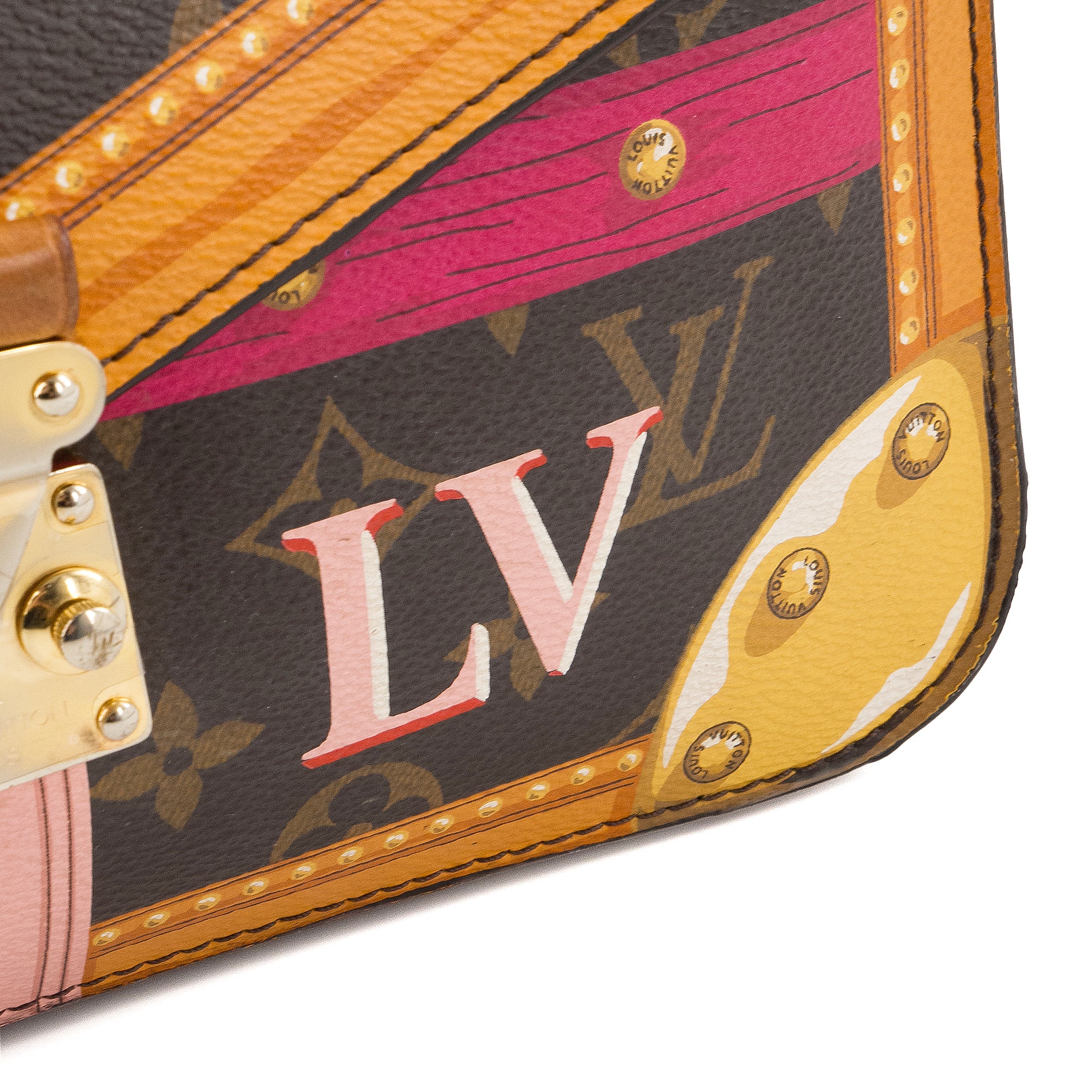 LOUIS VUITTON - Sac à bandoulière Métis Louis Vuitton en toile enduite monogrammée édition limitée Trunk