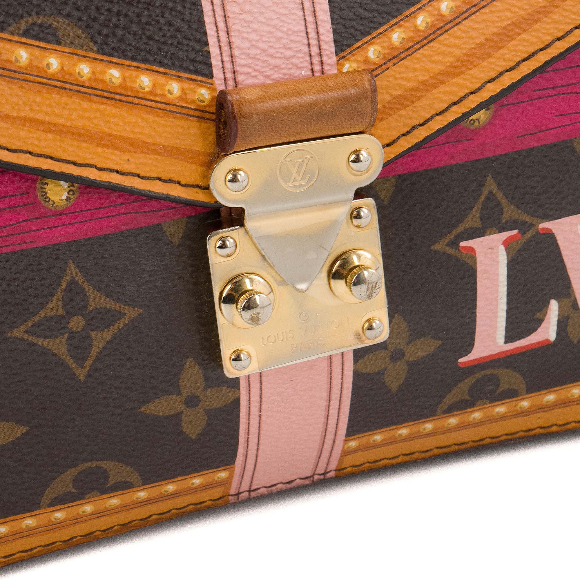 LOUIS VUITTON - Sac à bandoulière Métis Louis Vuitton en toile enduite monogrammée édition limitée Trunk