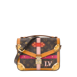 LOUIS VUITTON - Sac à bandoulière Métis Louis Vuitton en toile enduite monogrammée édition limitée Trunk