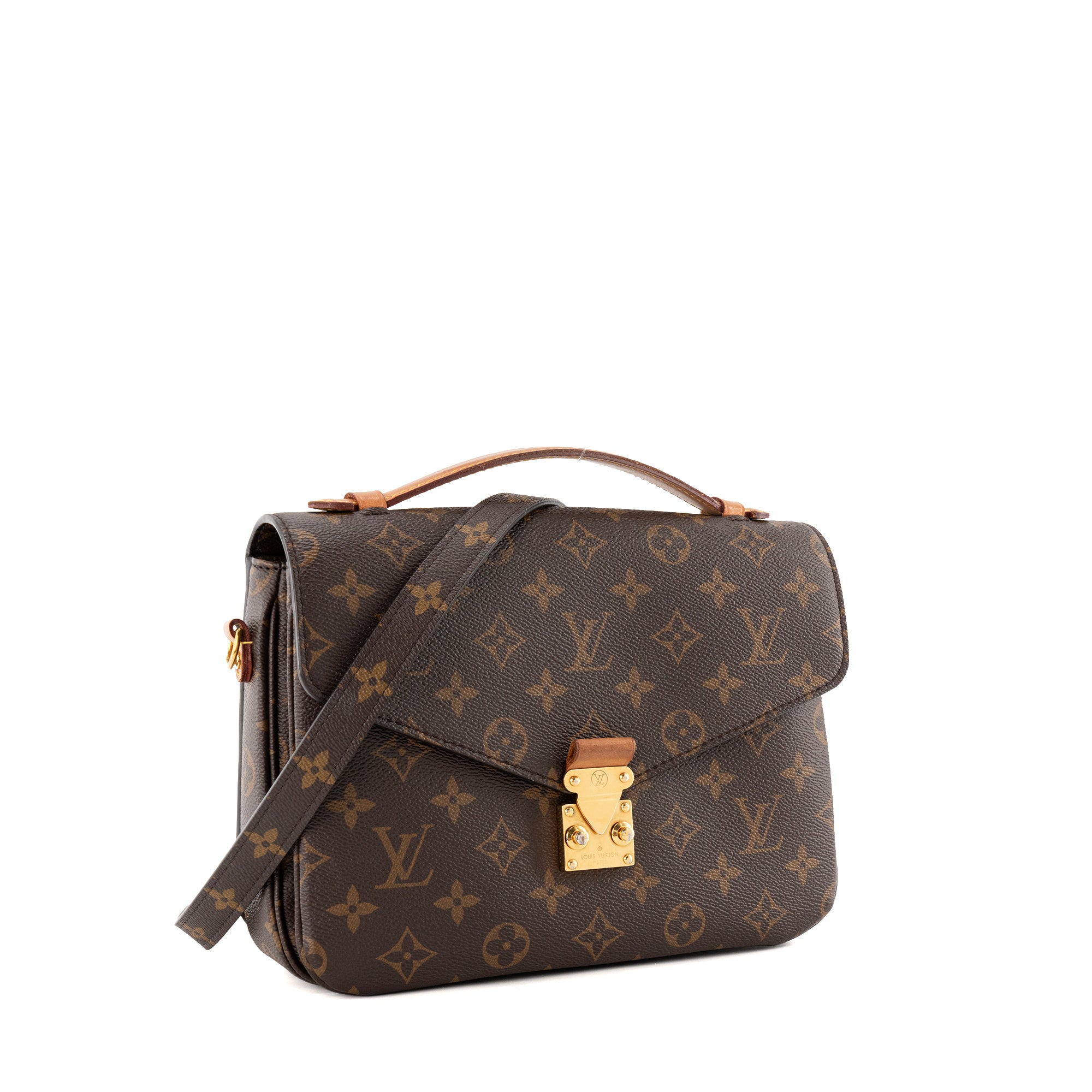 LOUIS VUITTON - Sac à bandoulière Métis Louis Vuitton en toile enduite monogrammée marron
