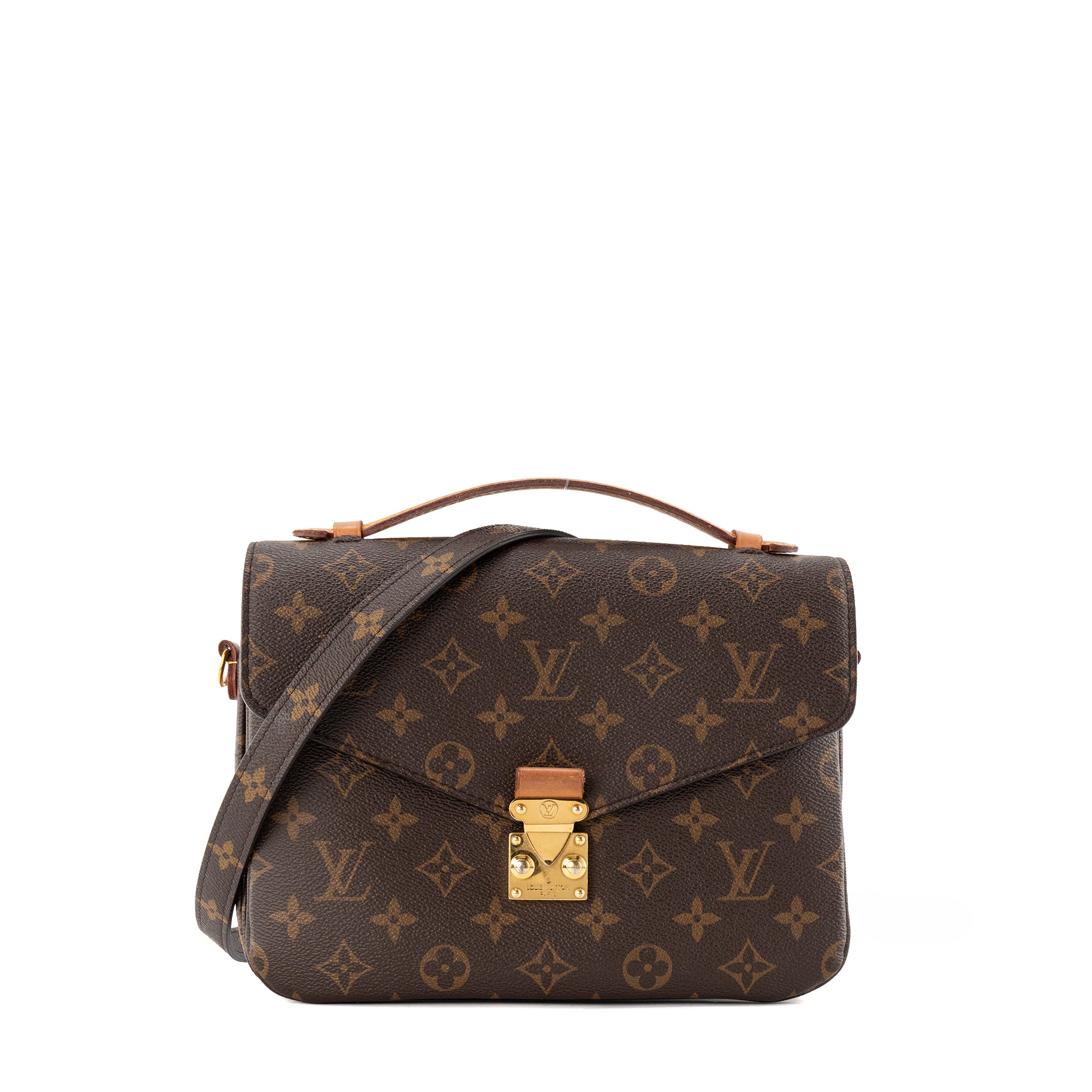 LOUIS VUITTON - Sac à bandoulière Métis Louis Vuitton en toile enduite monogrammée marron