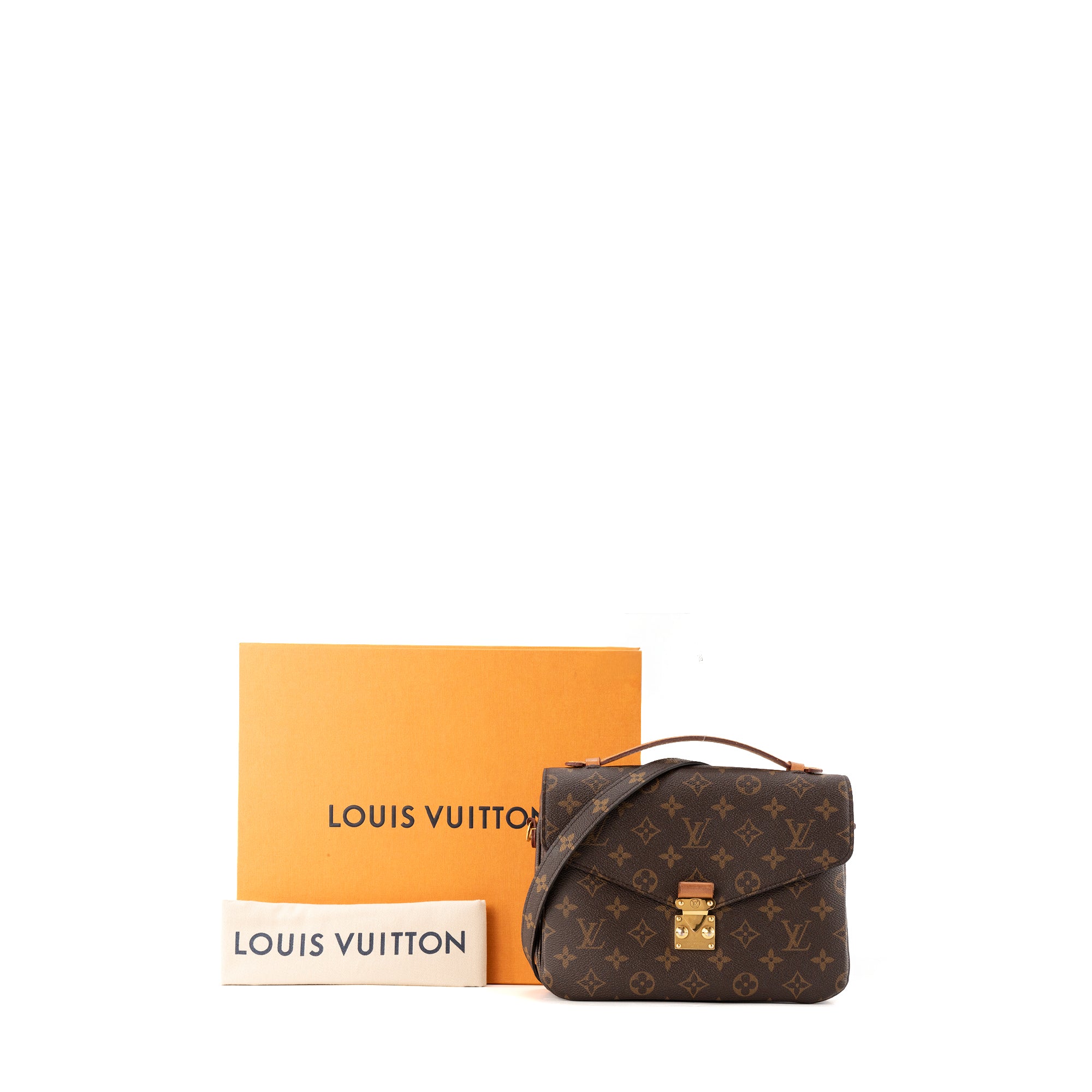 LOUIS VUITTON - Sac à bandoulière Métis Louis Vuitton en toile enduite monogrammée marron