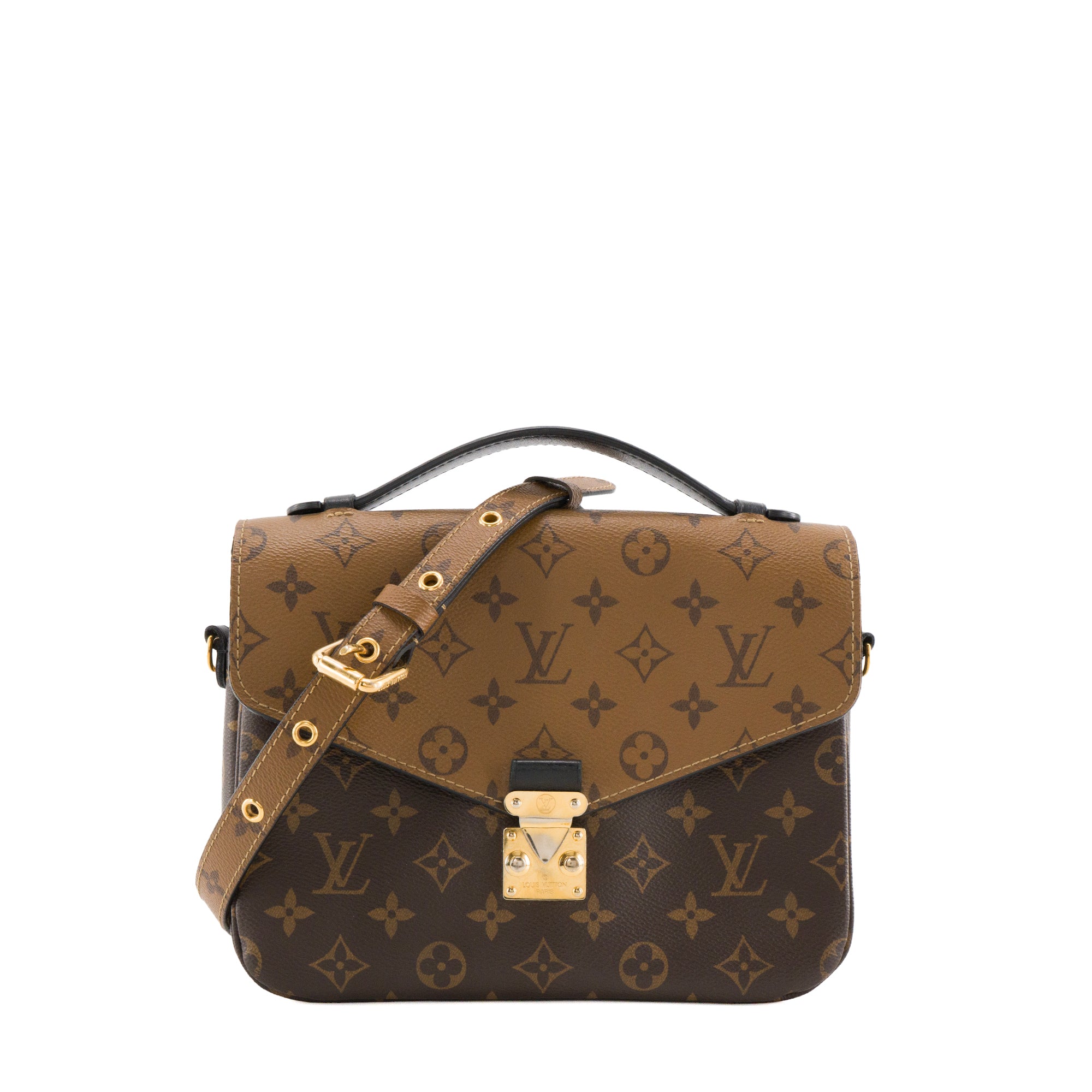 LOUIS VUITTON - Sac à bandoulière Métis Louis Vuitton en toile enduite monogrammée reverse