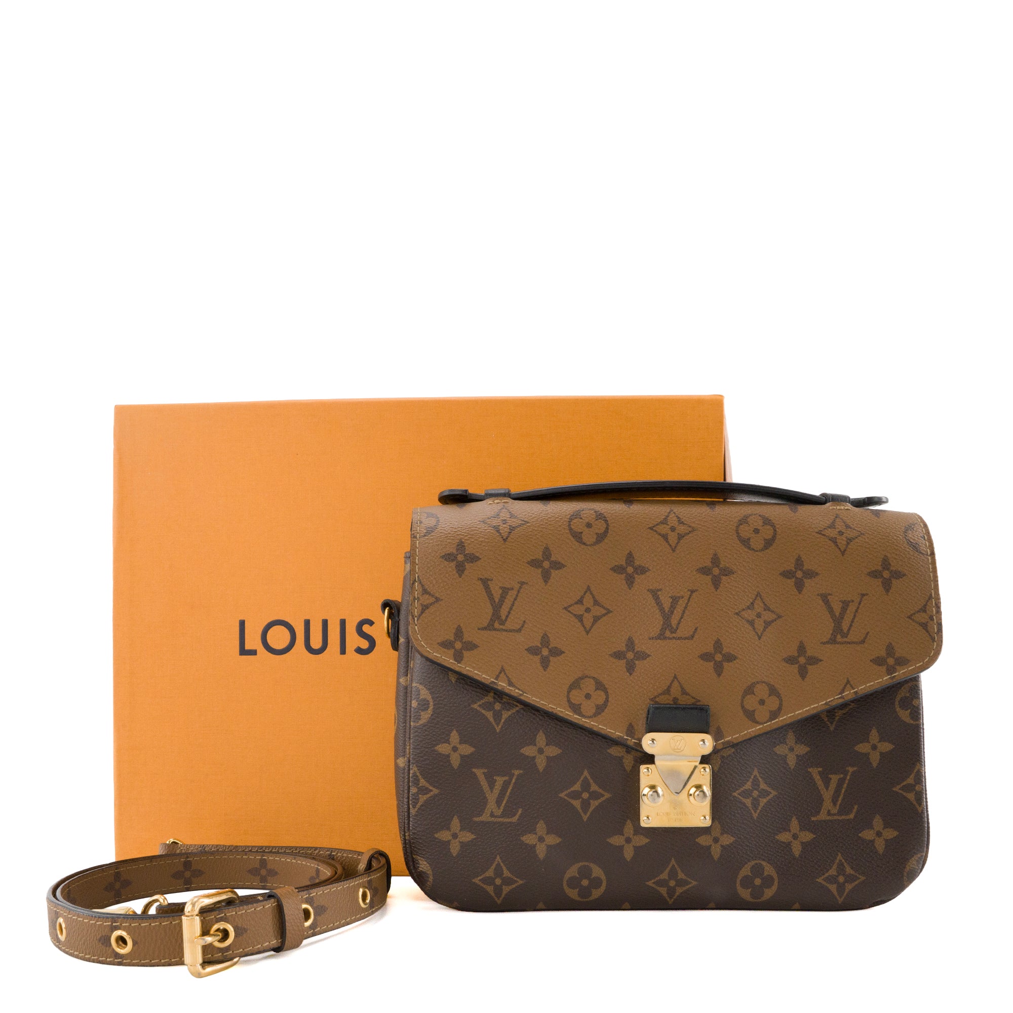 LOUIS VUITTON - Sac à bandoulière Métis Louis Vuitton en toile enduite monogrammée reverse
