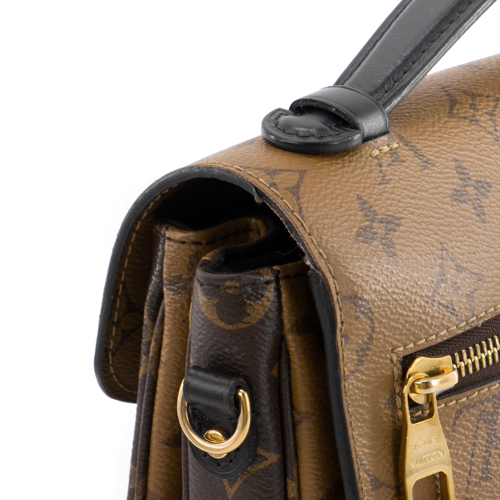 LOUIS VUITTON - Sac à bandoulière Métis Louis Vuitton en toile enduite monogrammée reverse