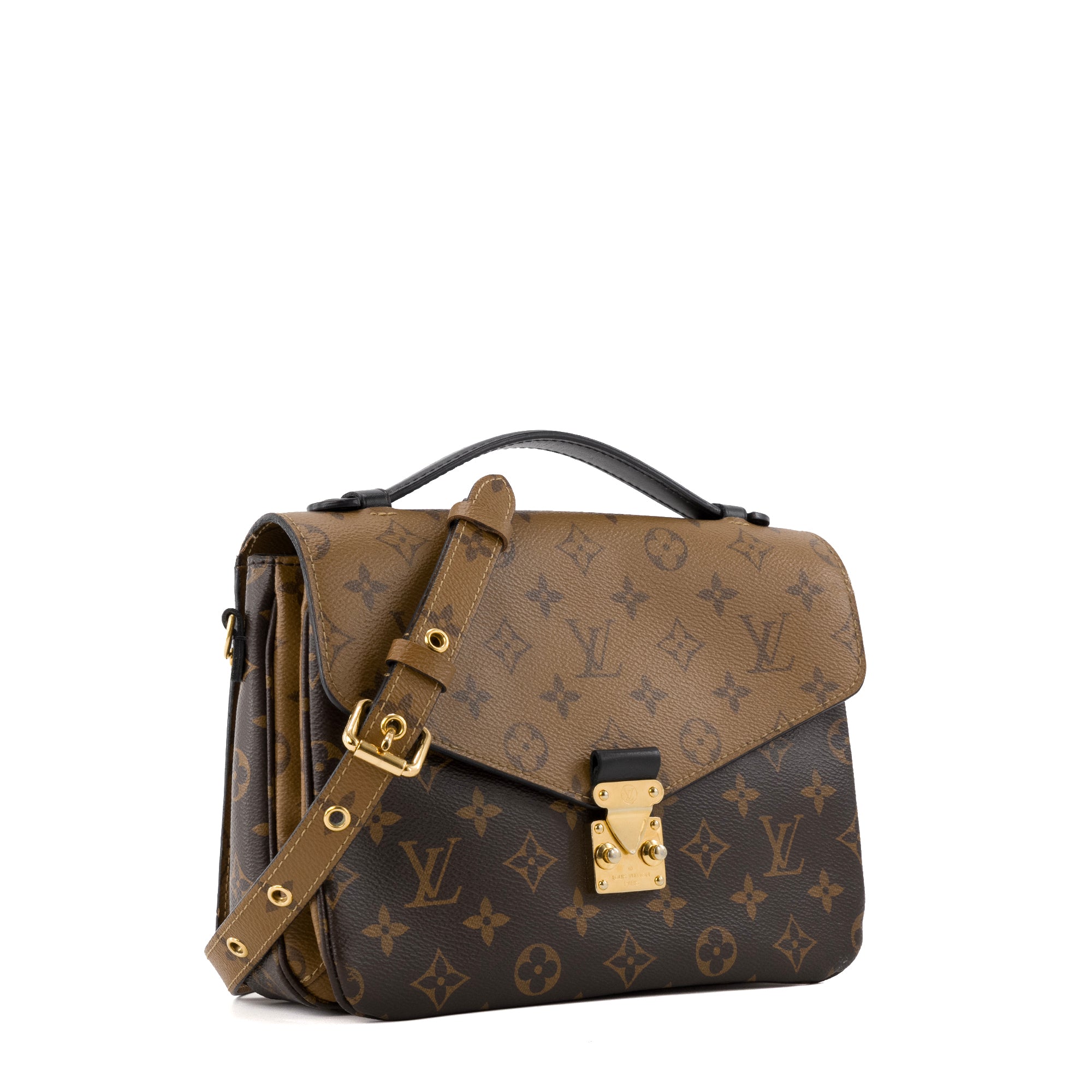 LOUIS VUITTON - Sac à bandoulière Métis Louis Vuitton en toile enduite monogrammée reverse