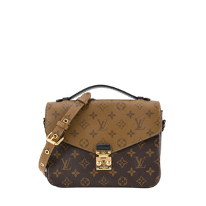 LOUIS VUITTON - Sac à bandoulière Métis Louis Vuitton en toile enduite monogrammée reverse