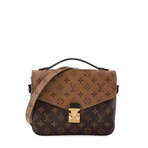 LOUIS VUITTON - Sac à bandoulière Metis Louis Vuitton en toile enduite monogrammée reverse