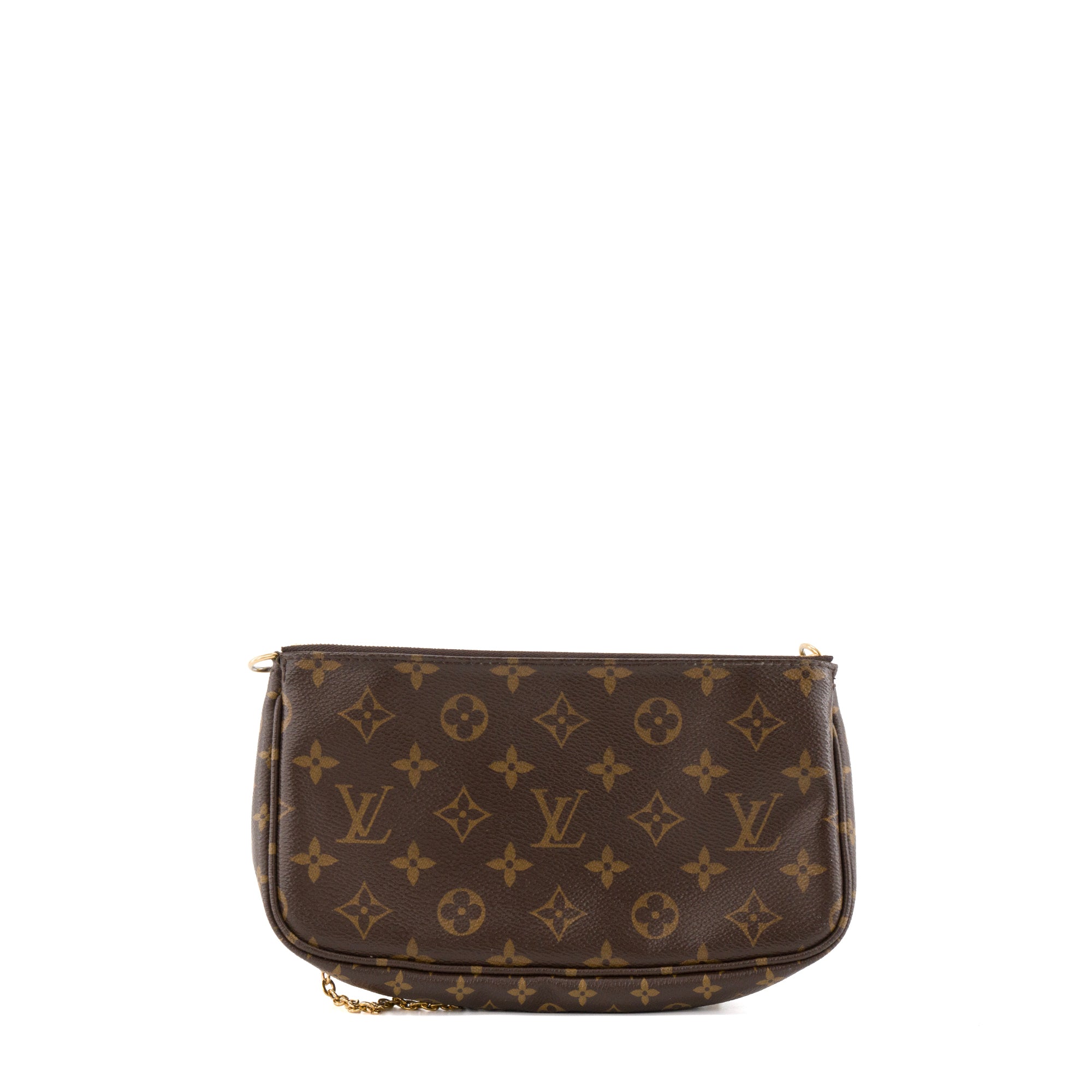 LOUIS VUITTON - Sac à bandoulière Multi Pochette Accessoires Louis Vuitton en toile enduite monogrammée