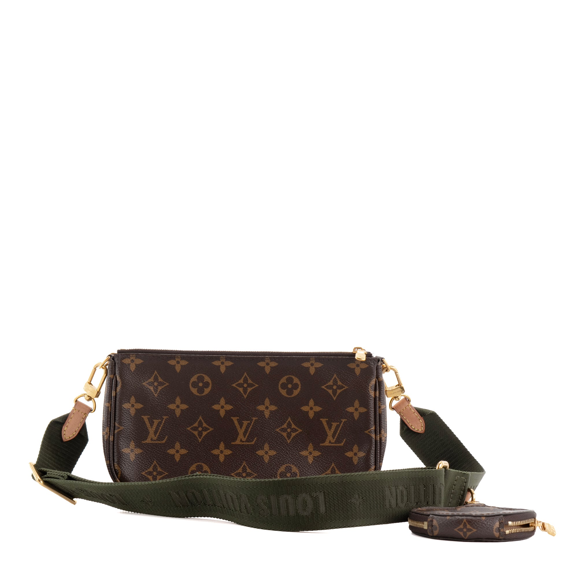 LOUIS VUITTON - Sac à bandoulière Multi Pochette Accessoires Louis Vuitton en toile enduite monogrammée