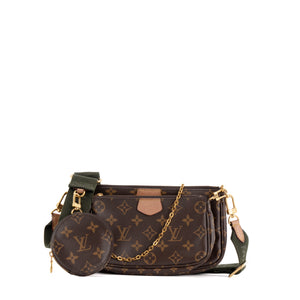 LOUIS VUITTON - Sac à bandoulière Multi Pochette Accessoires Louis Vuitton en toile enduite monogrammée