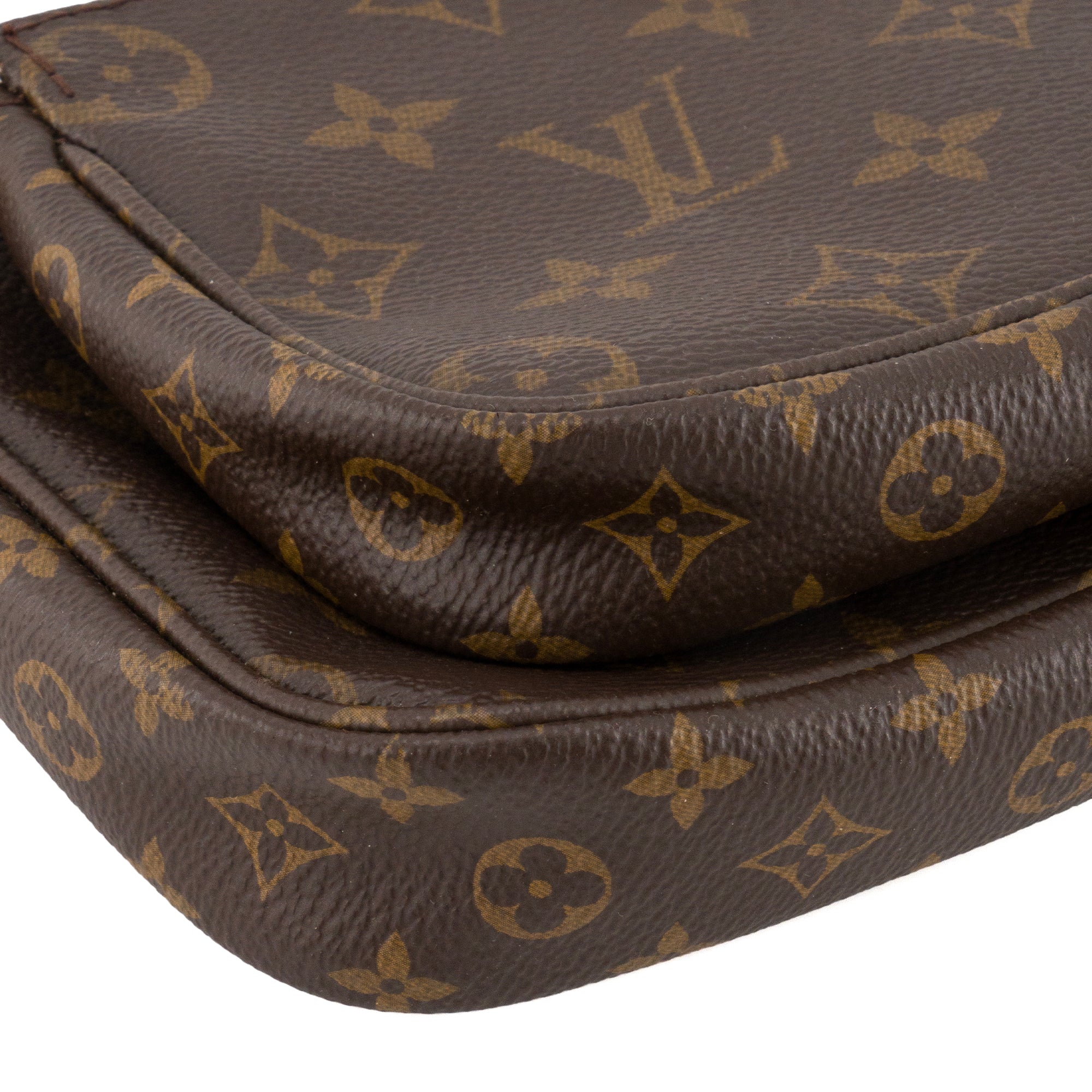 LOUIS VUITTON - Sac à bandoulière Multi Pochettes Accessoires Louis Vuitton en toile enduite monogrammée